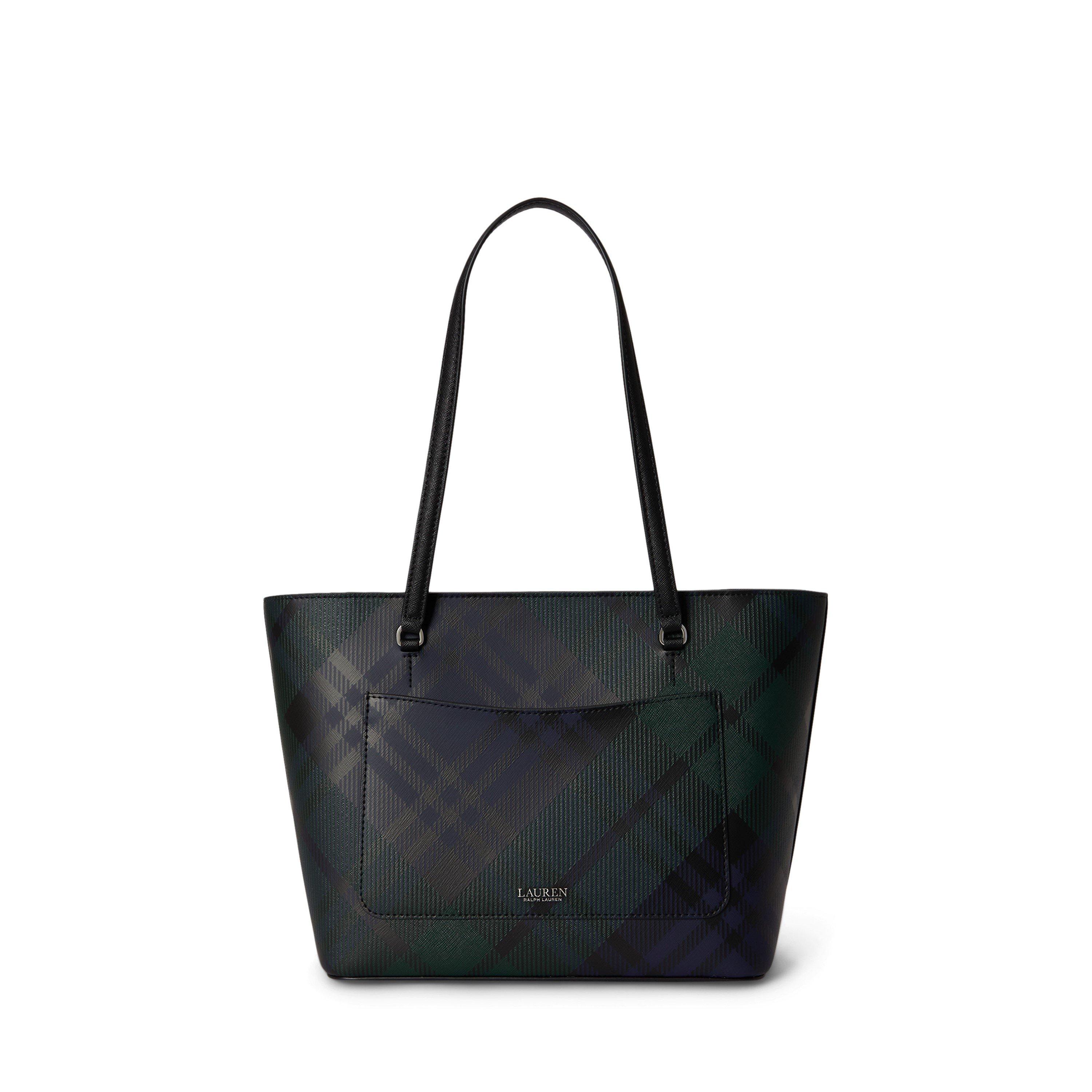 TARTAN/BLACK - Lauren by Ralph Lauren - Medium Karly Tote - 3