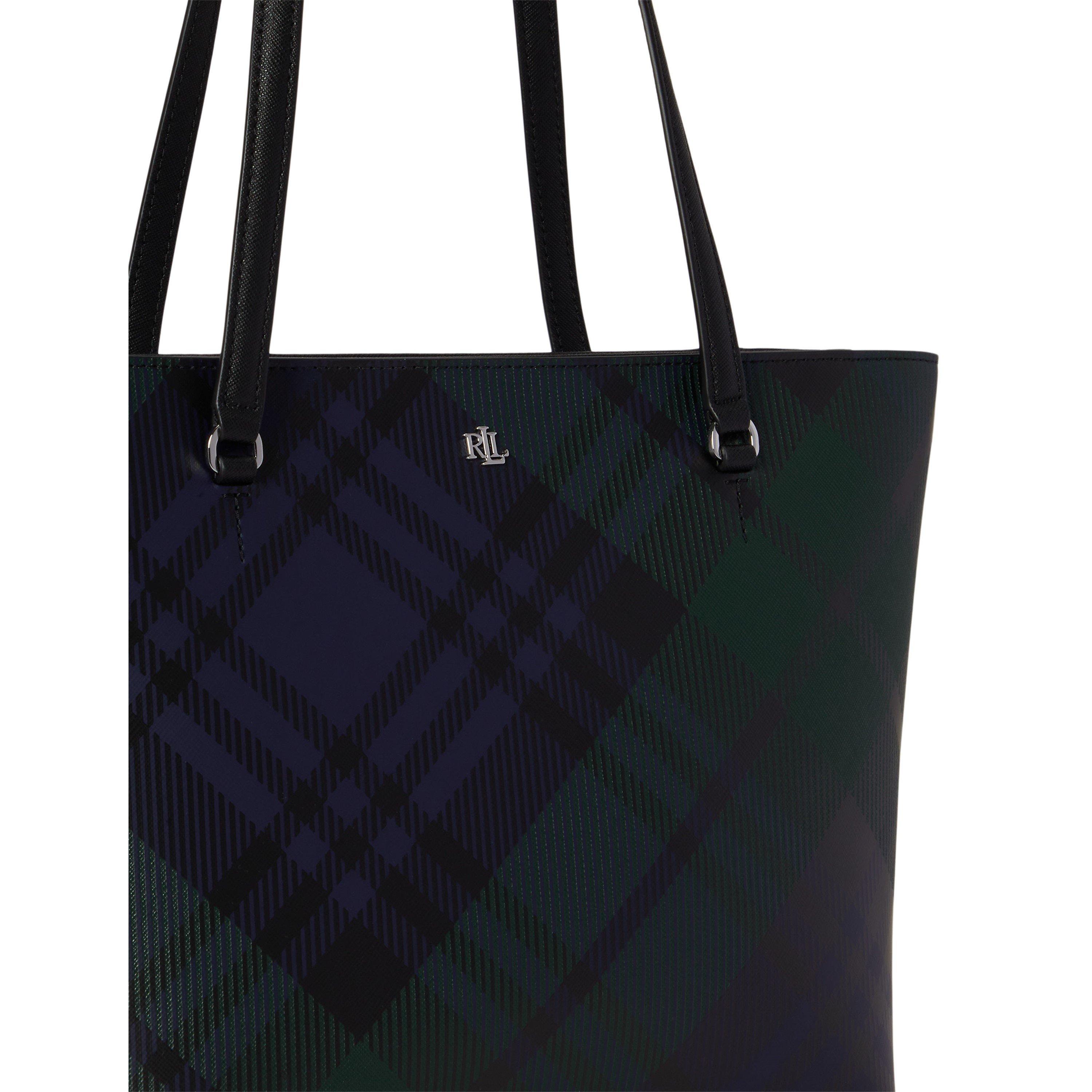 TARTAN/BLACK - Lauren by Ralph Lauren - Medium Karly Tote - 4