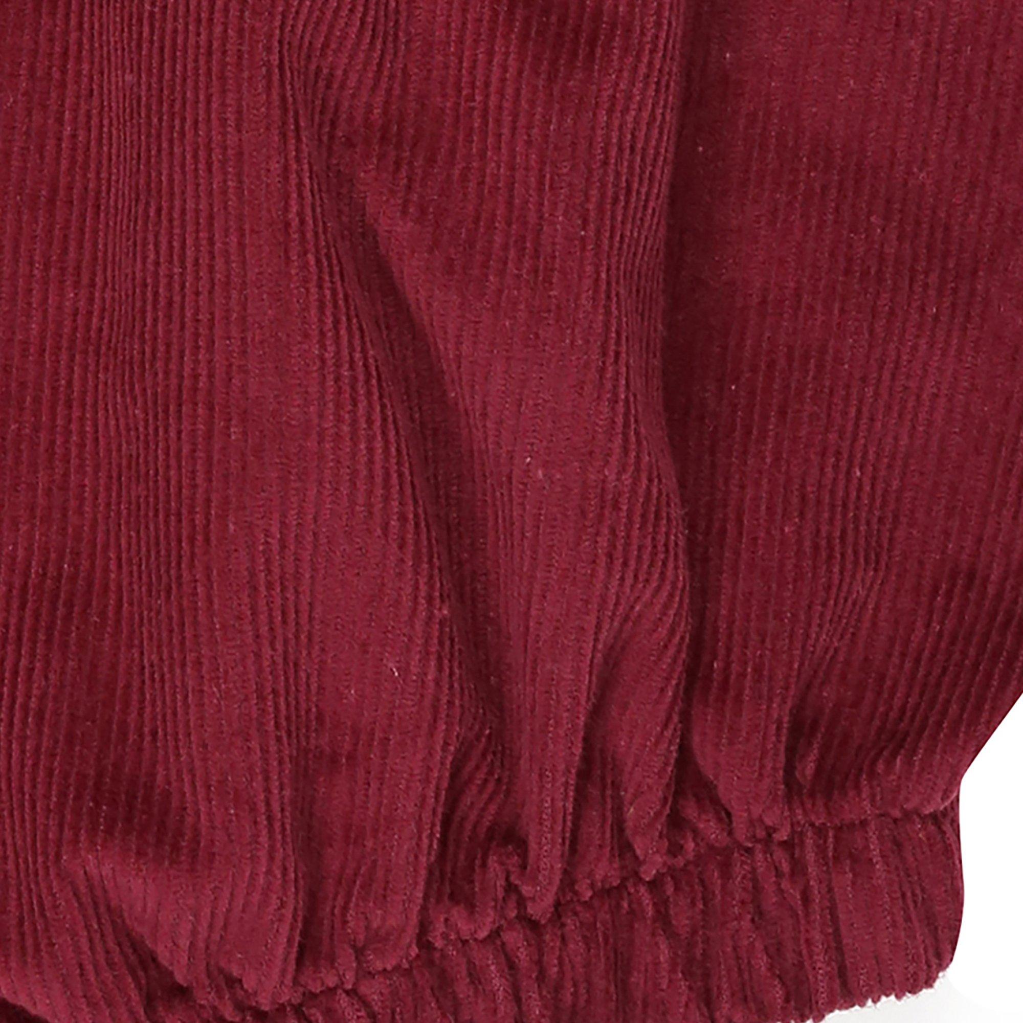 Borgogna - Lilly and Sid - Cord Baby Bodysuit - 4