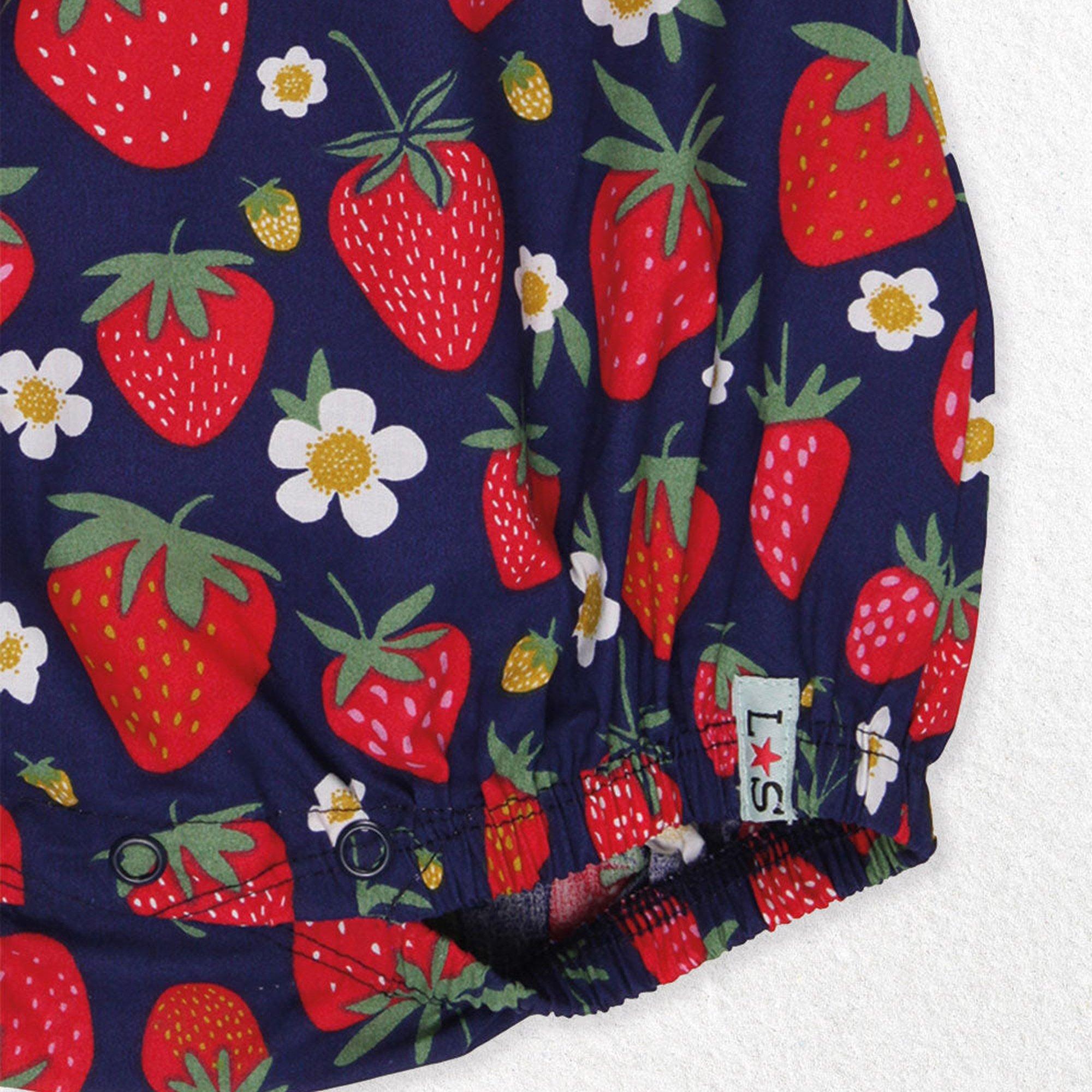 Multi - Lilly and Sid - Strawberry Bubble Bodysuit - 2