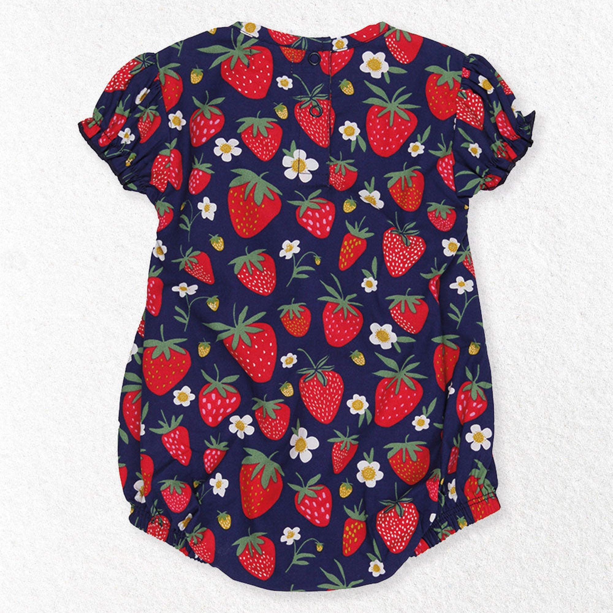 Multi - Lilly and Sid - Strawberry Bubble Bodysuit - 3