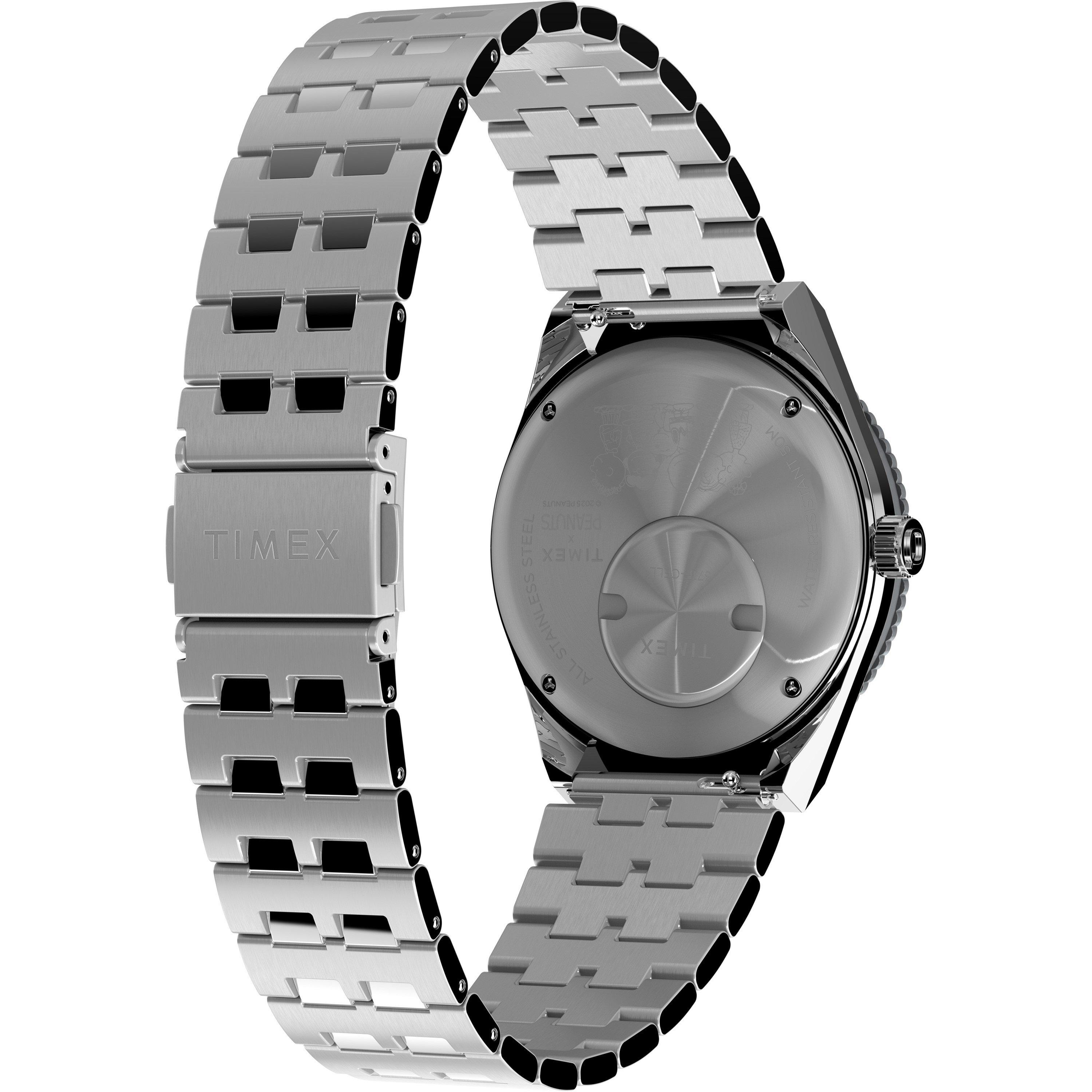 Silver/Silver - Timex - Men's Peanuts Analogue Quartz Watch - 5