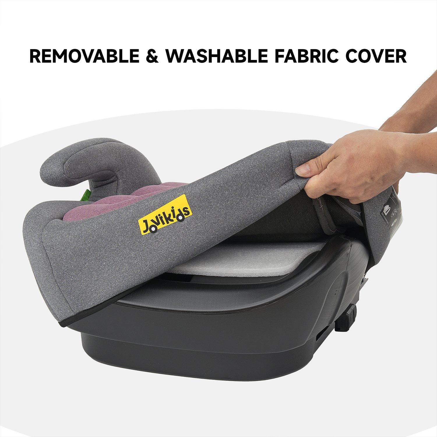 Pink - JoviKids - JoviKids Ohho Booster Car Seat - Pink - 4