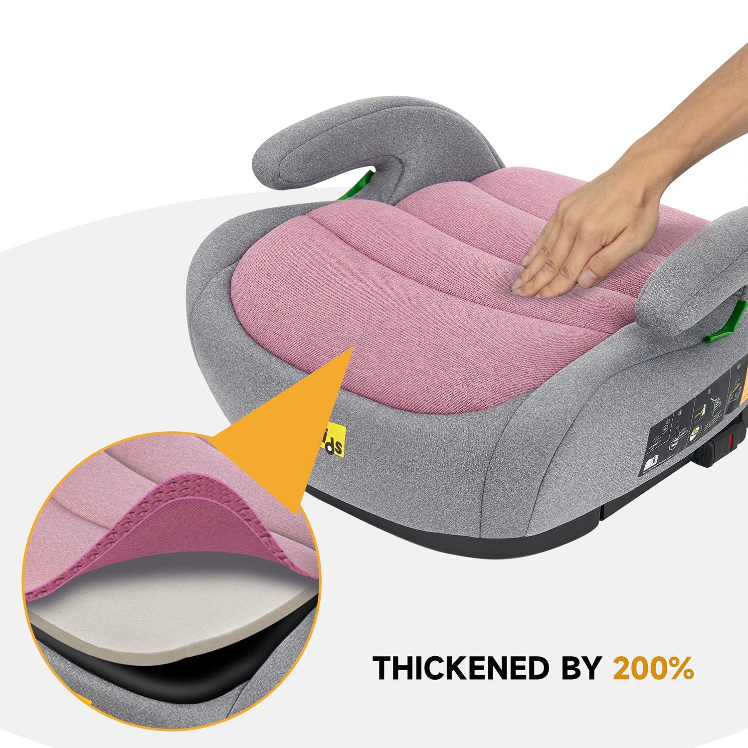 Pink - JoviKids - JoviKids Ohho Booster Car Seat - Pink - 5