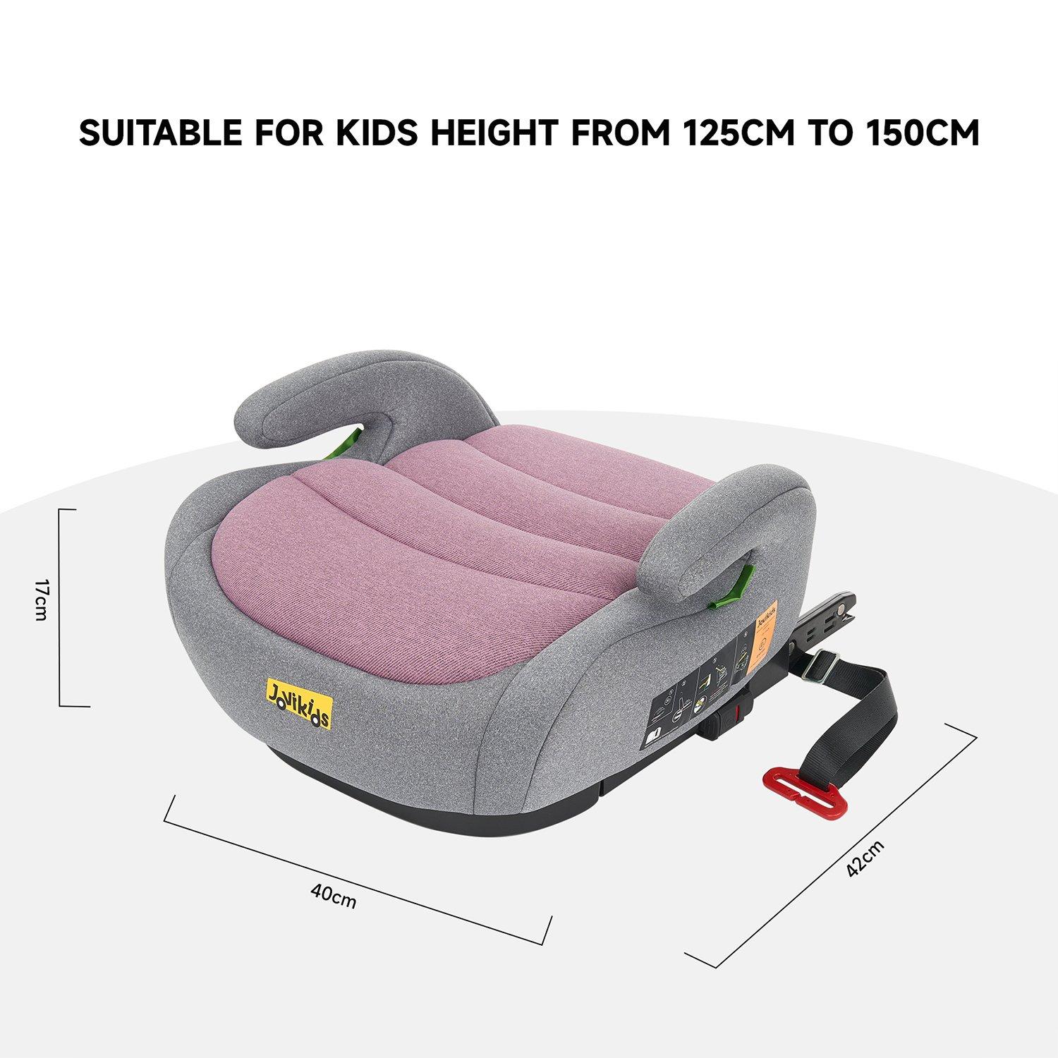 Pink - JoviKids - JoviKids Ohho Booster Car Seat - Pink - 9