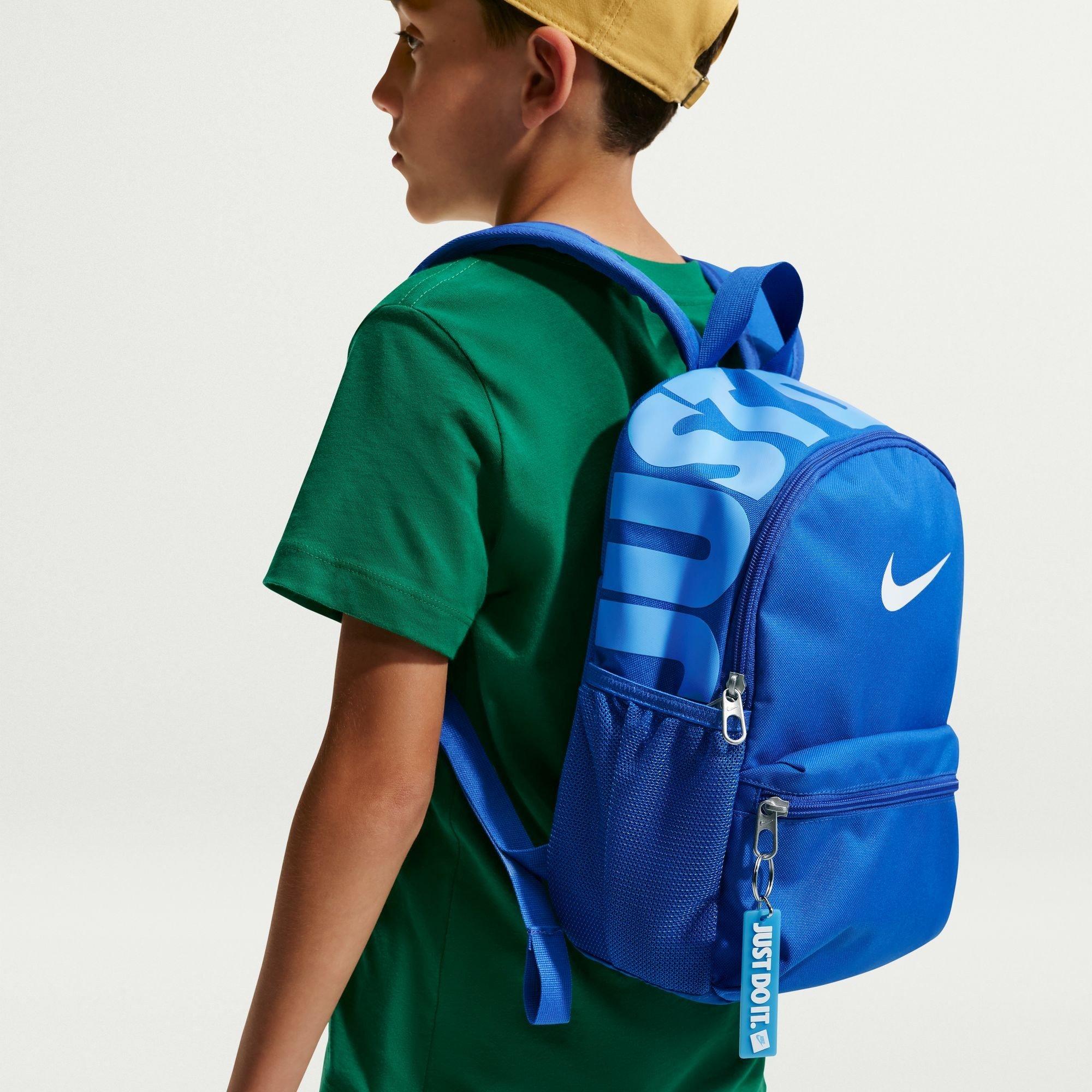 Bleu royal/Blanc - Nike - Just Do It Mini Base Backpack - 3