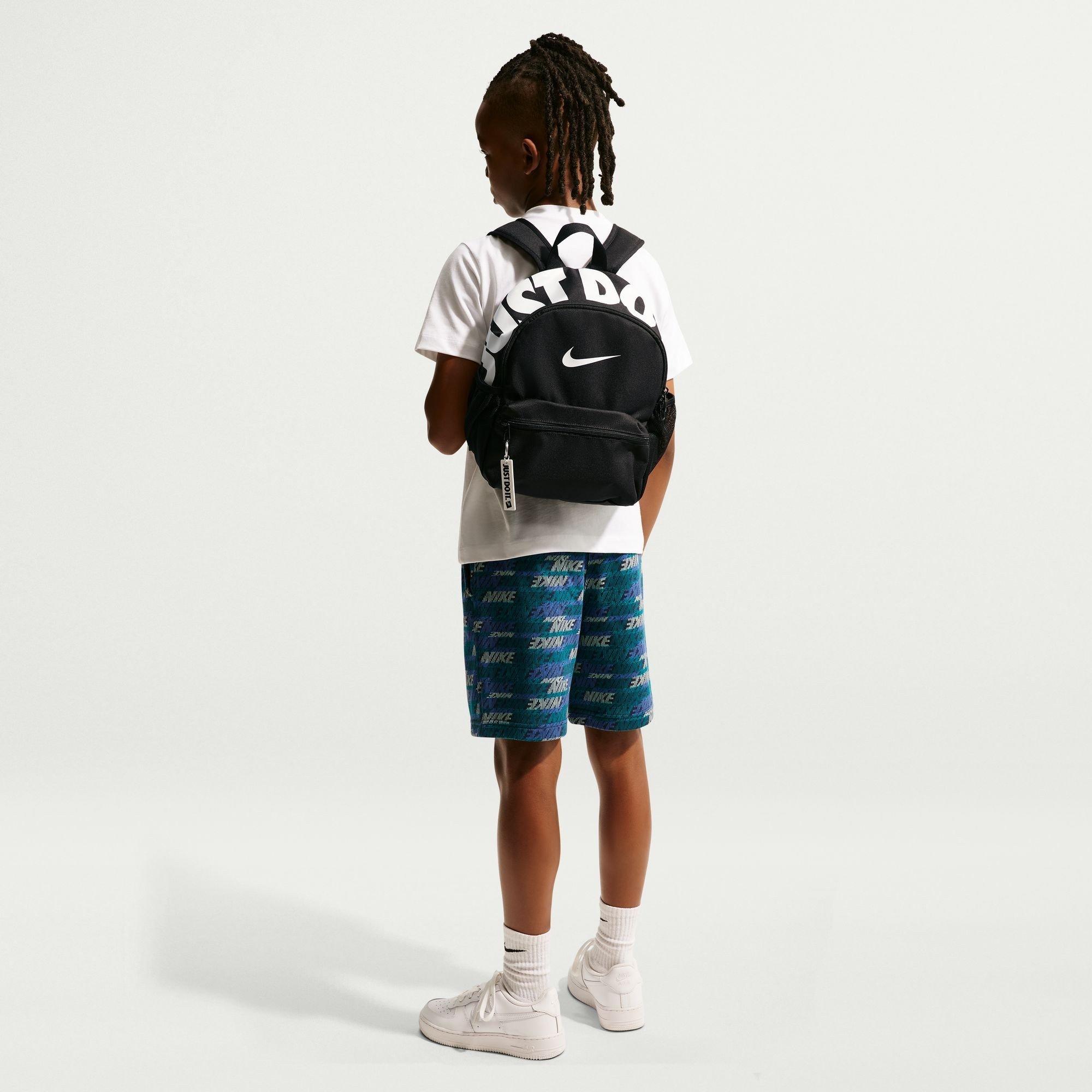 black nike backpack just do it Amazon.com: Youth JDI Mini 2.0, Black/Black/White, MISC : Clothing, Shoes & Jewelry the Kids Nike Brasilia JDI 11L Backpack is the perfect choice for your kids active lifestyle. Nike | Just Do It