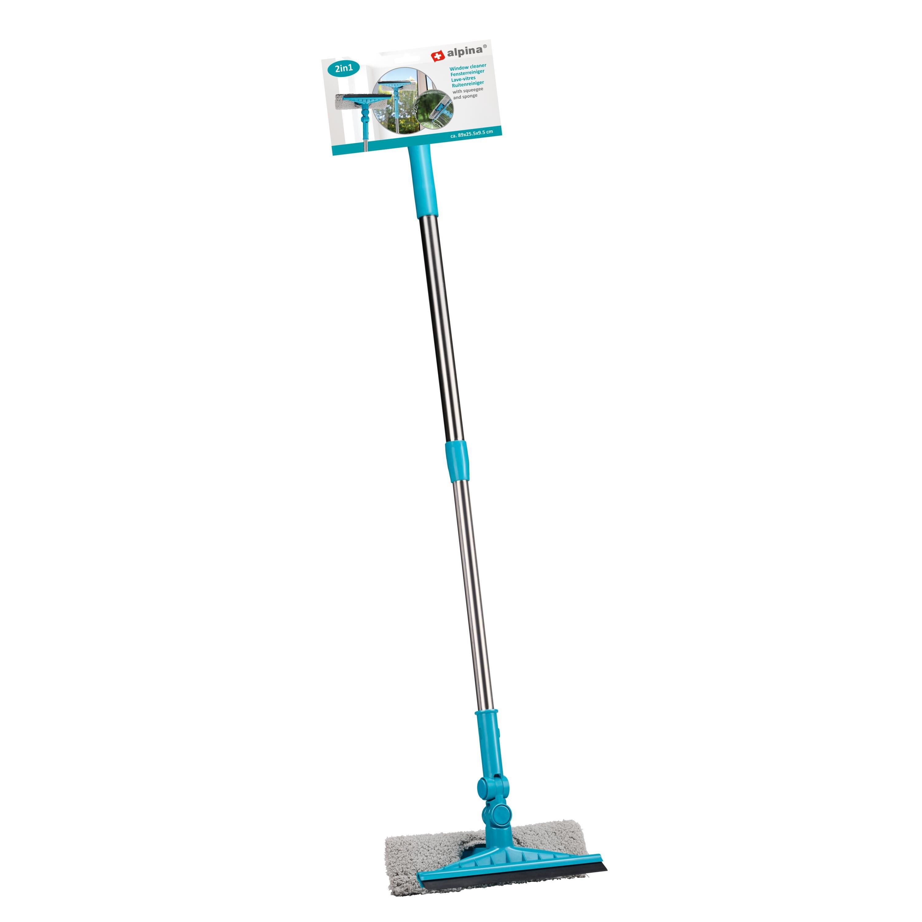 Blue - Alpina - 2-in-1 Window Cleaner Garden Hand Tool - 1