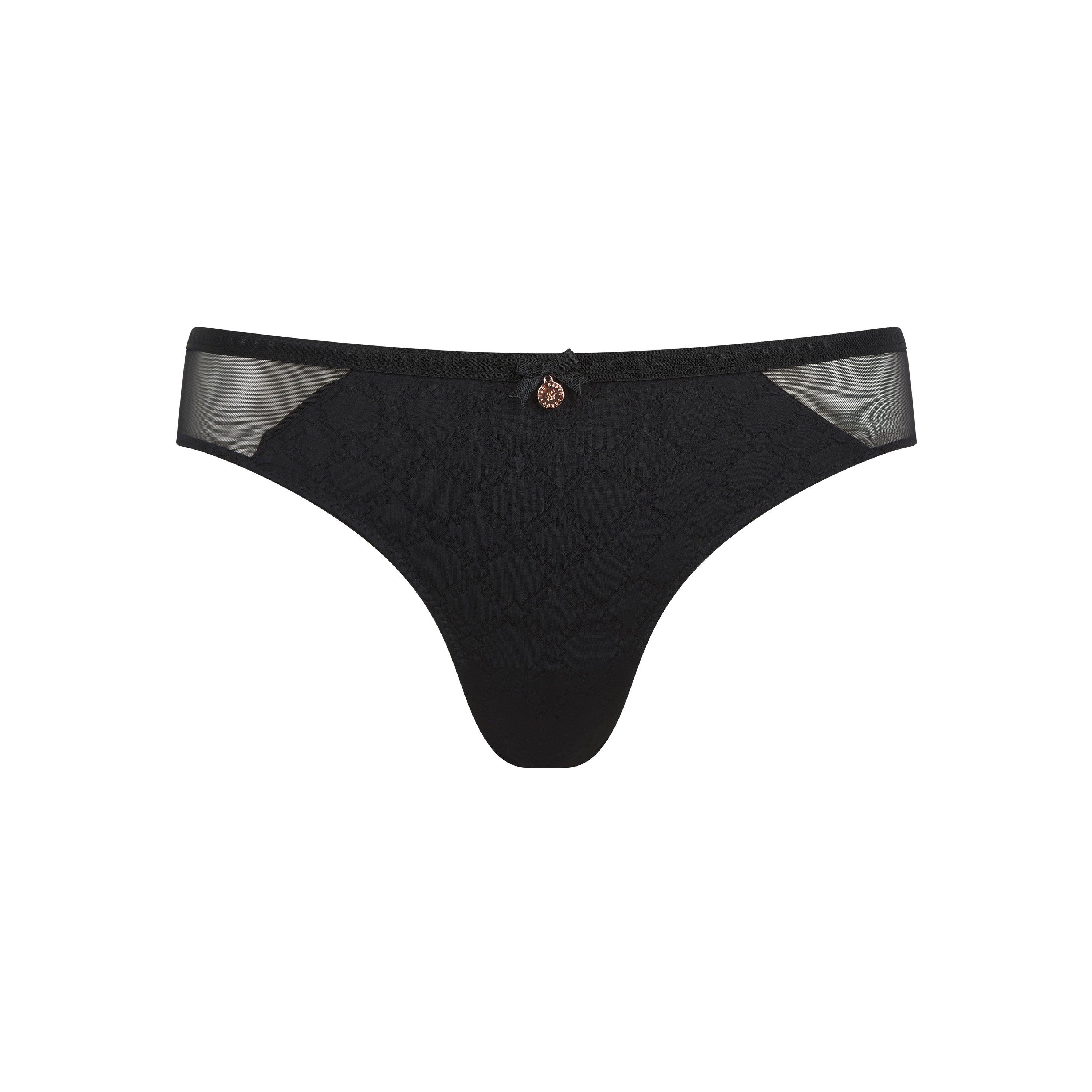 Jet Black - Ted Baker - Women's Bak Clover Bikini Briefs - 1