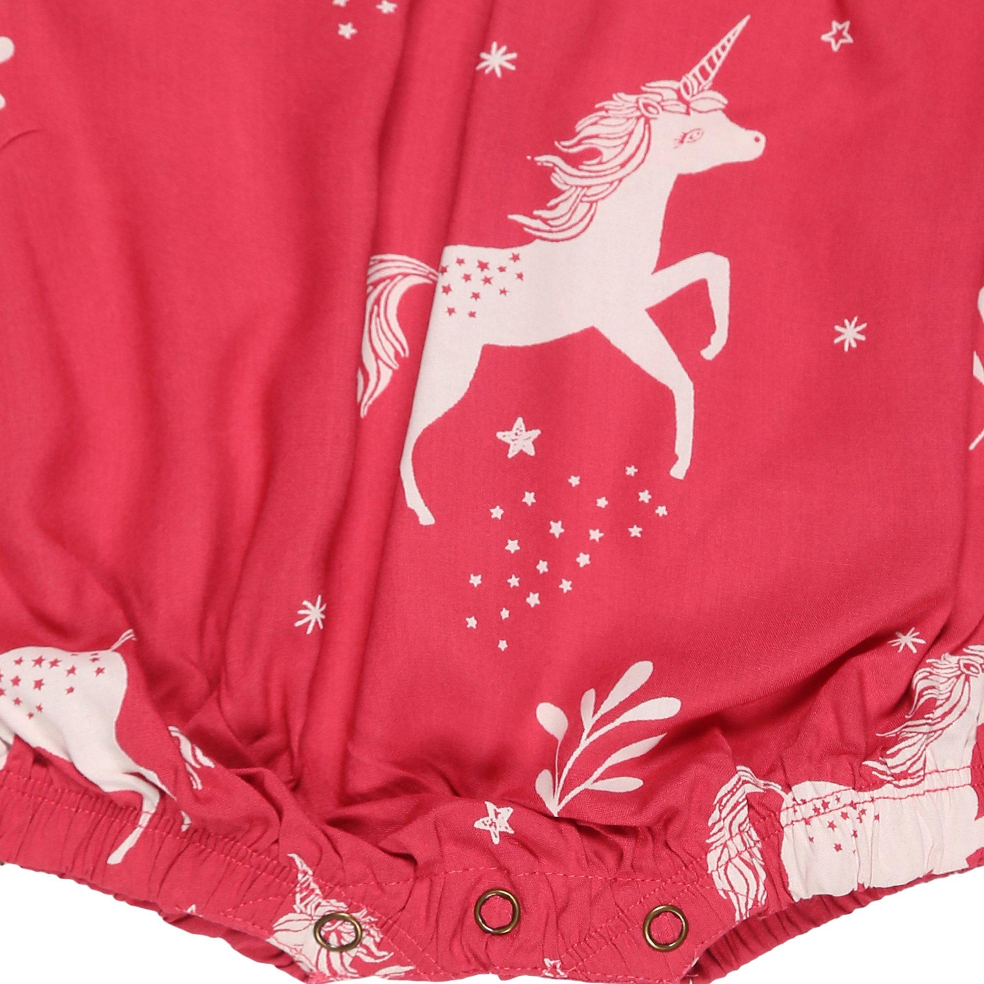 Pink - Lilly and Sid - Unicorn Bubble Baby Bodysuit - 4