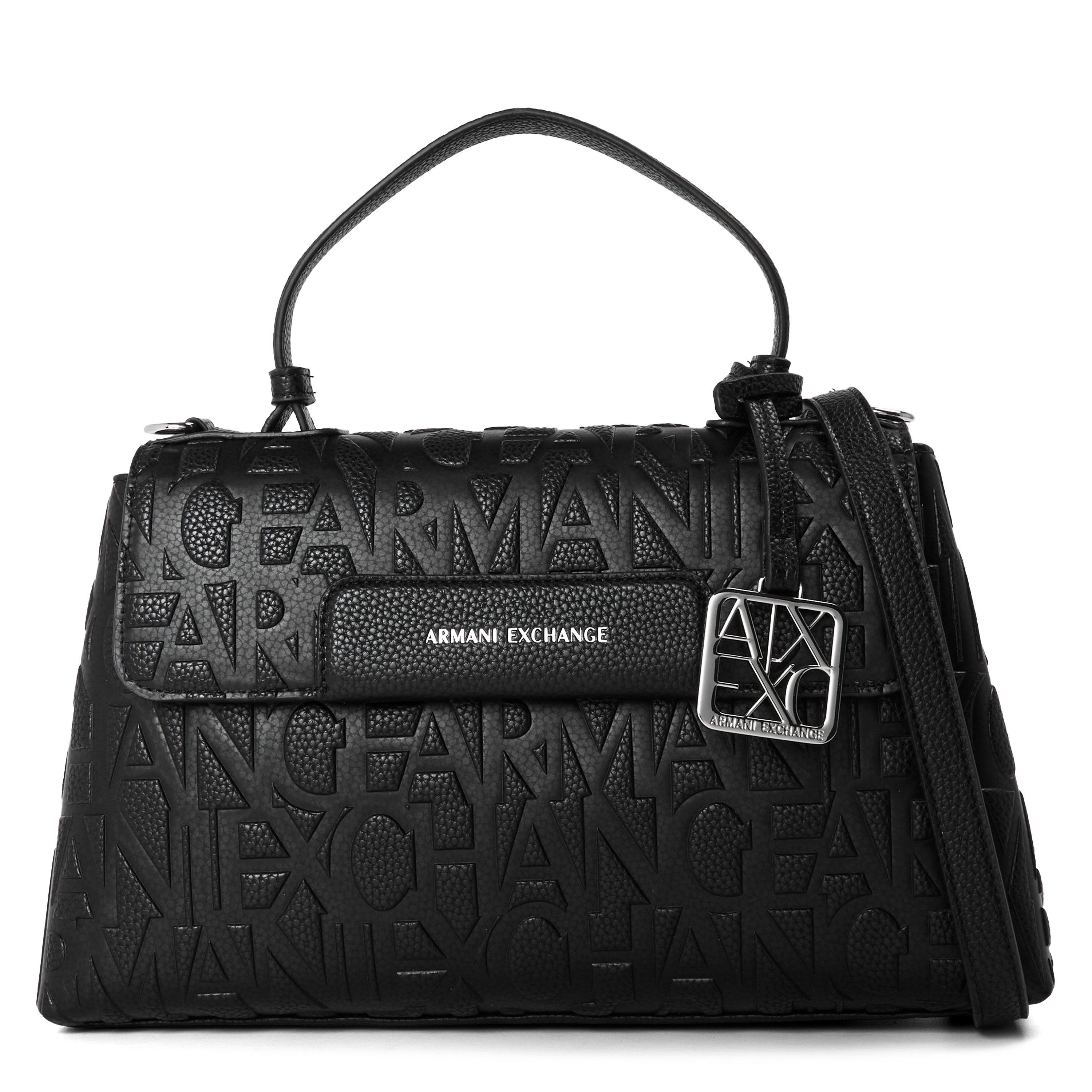 Armani Exchange Women's Black Top Handle Bag, Sports Direct - Image 4