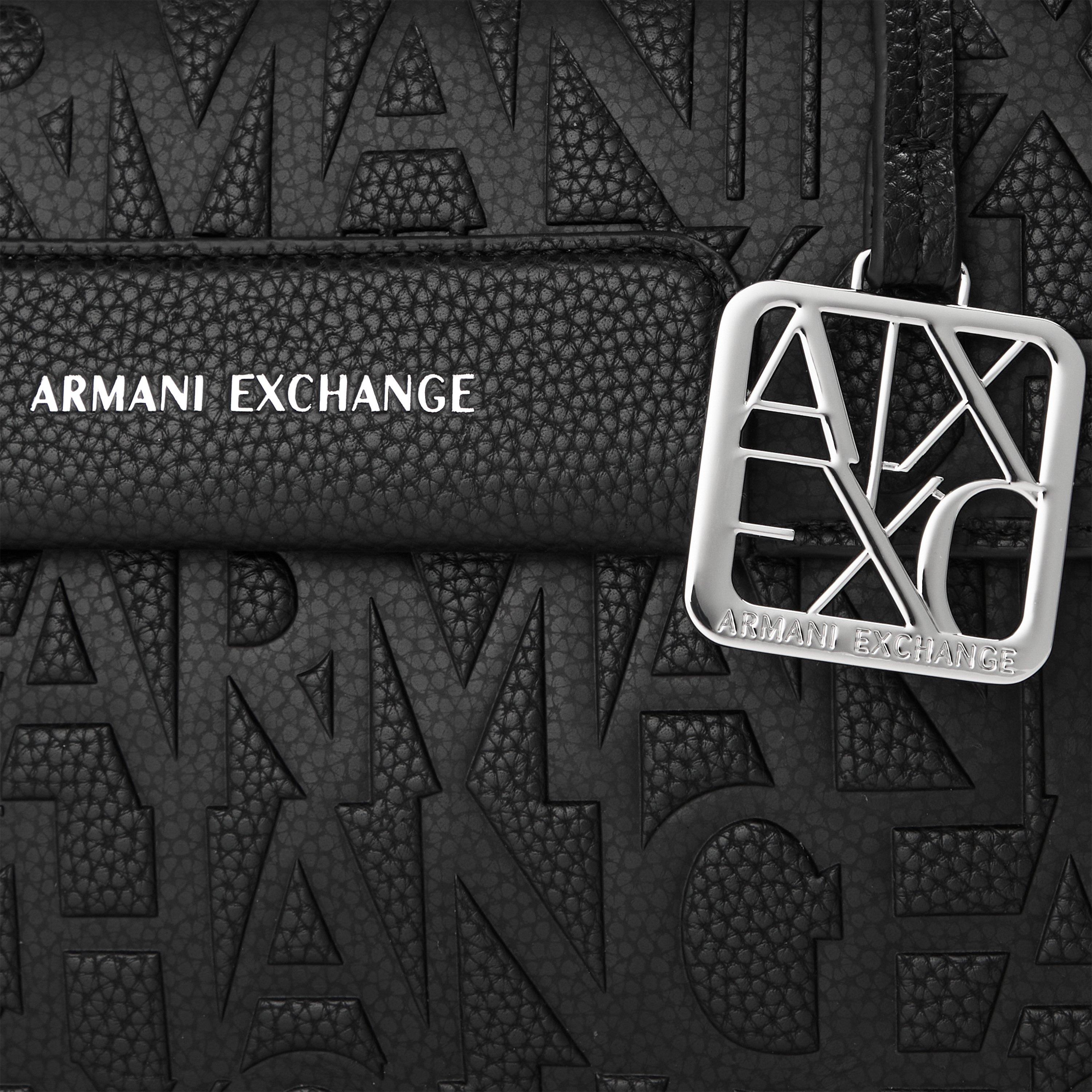 Black - Armani Exchange - Armani Exchange Top Handle Bag - 3