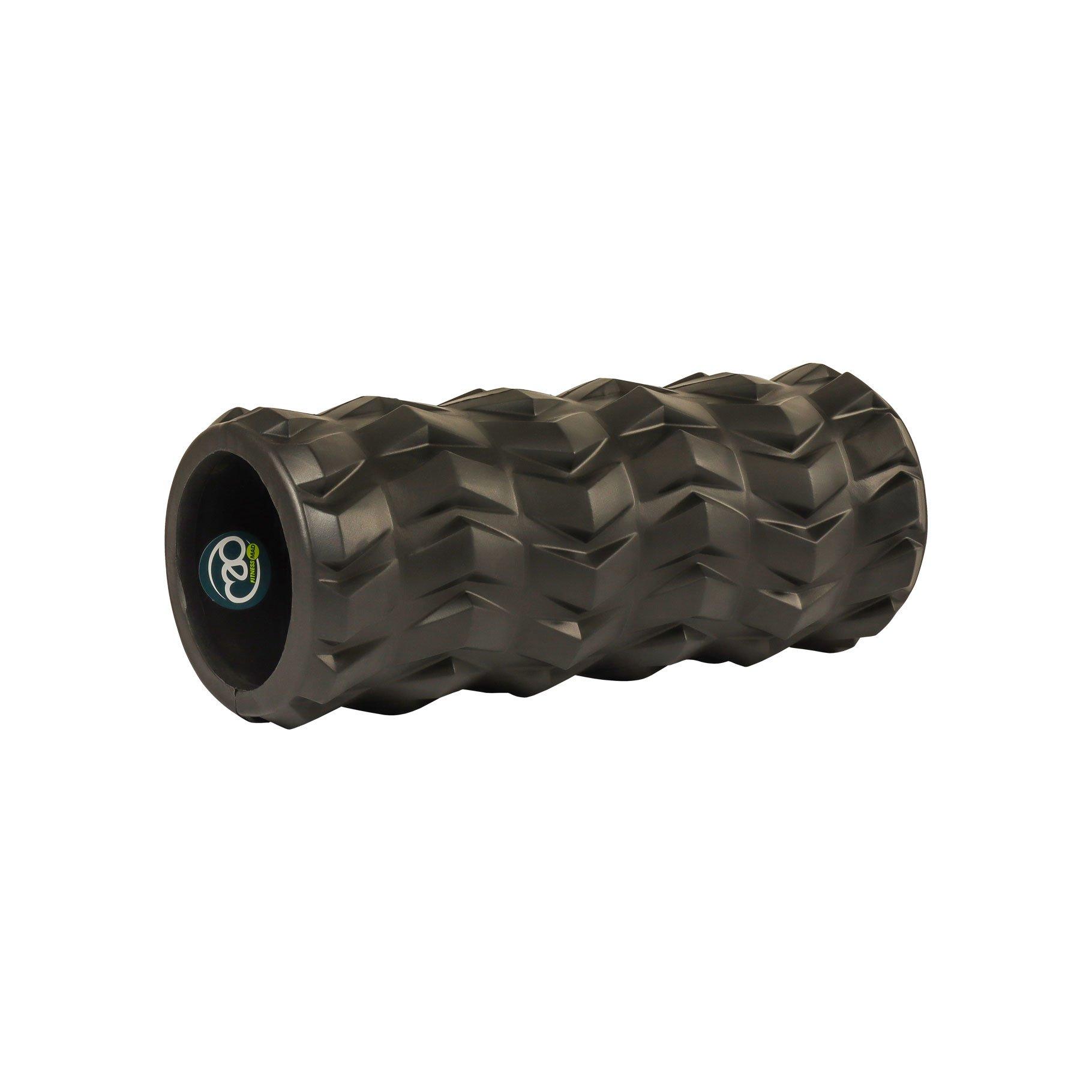 Black - Fitness-Mad - Tread Foam Roller Silver - 1