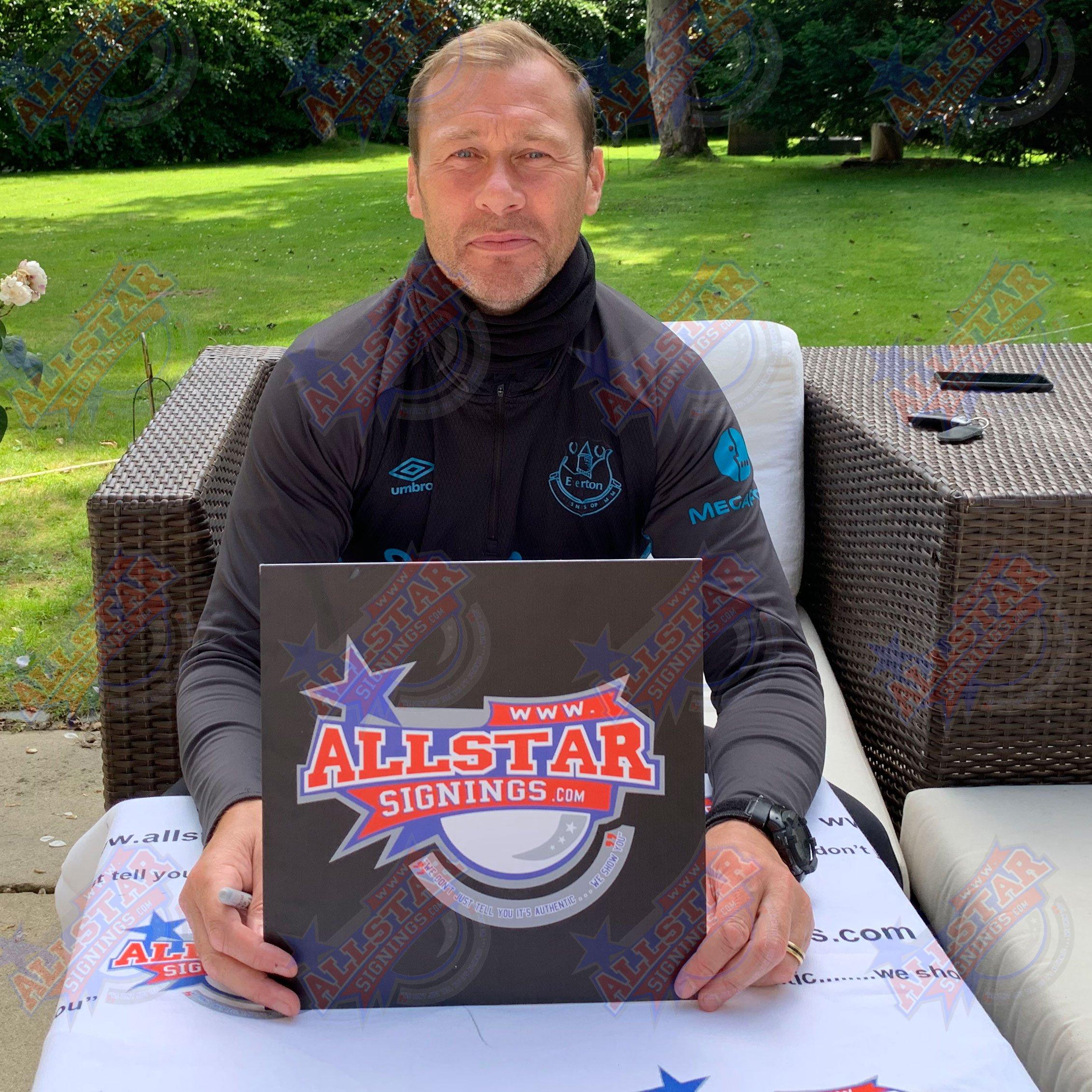 Blue - Everton FC - Duncan Ferguson signed Everton shirt - 3