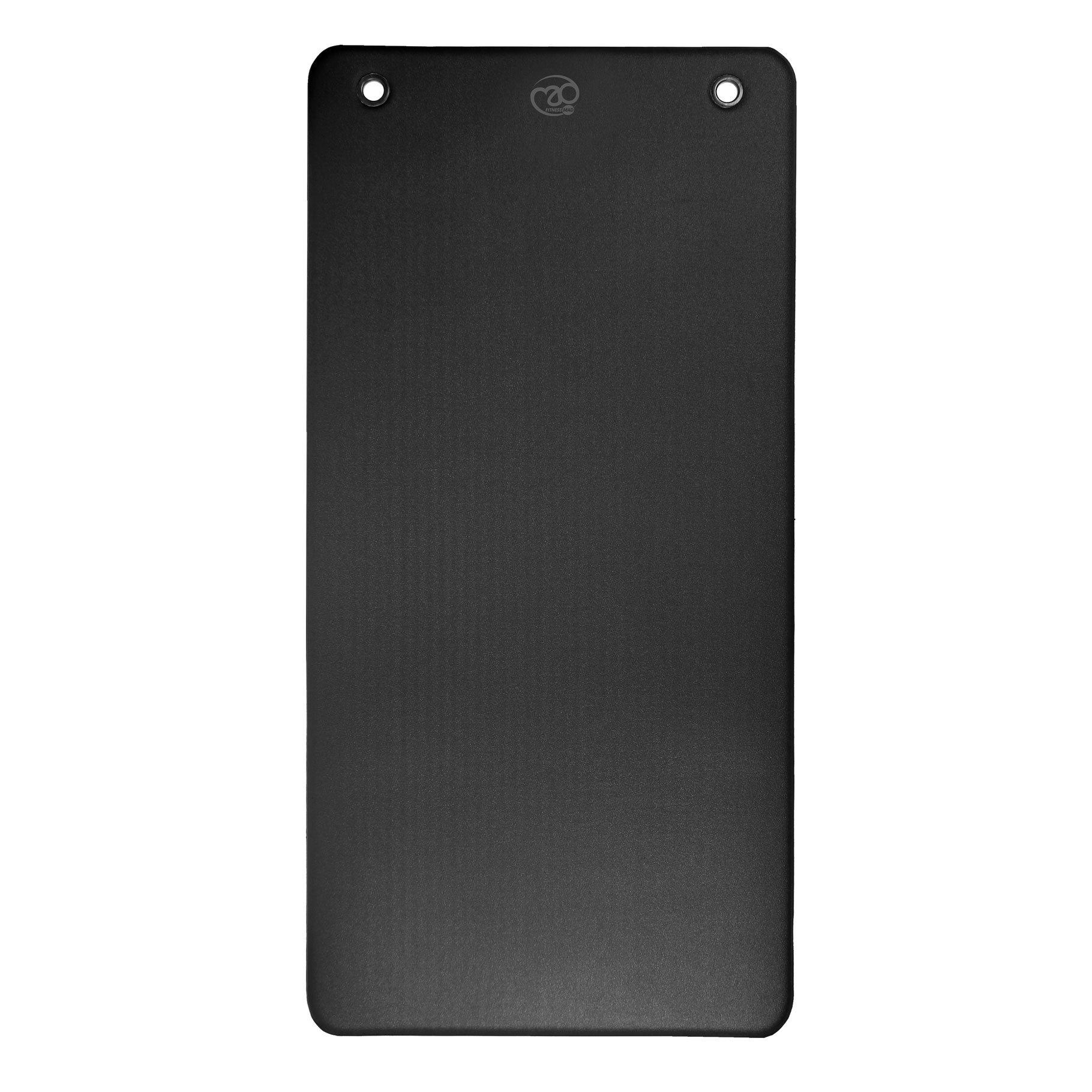 Black - Fitness-Mad - Club Aerobic Mat with Eyelets - Black - 1