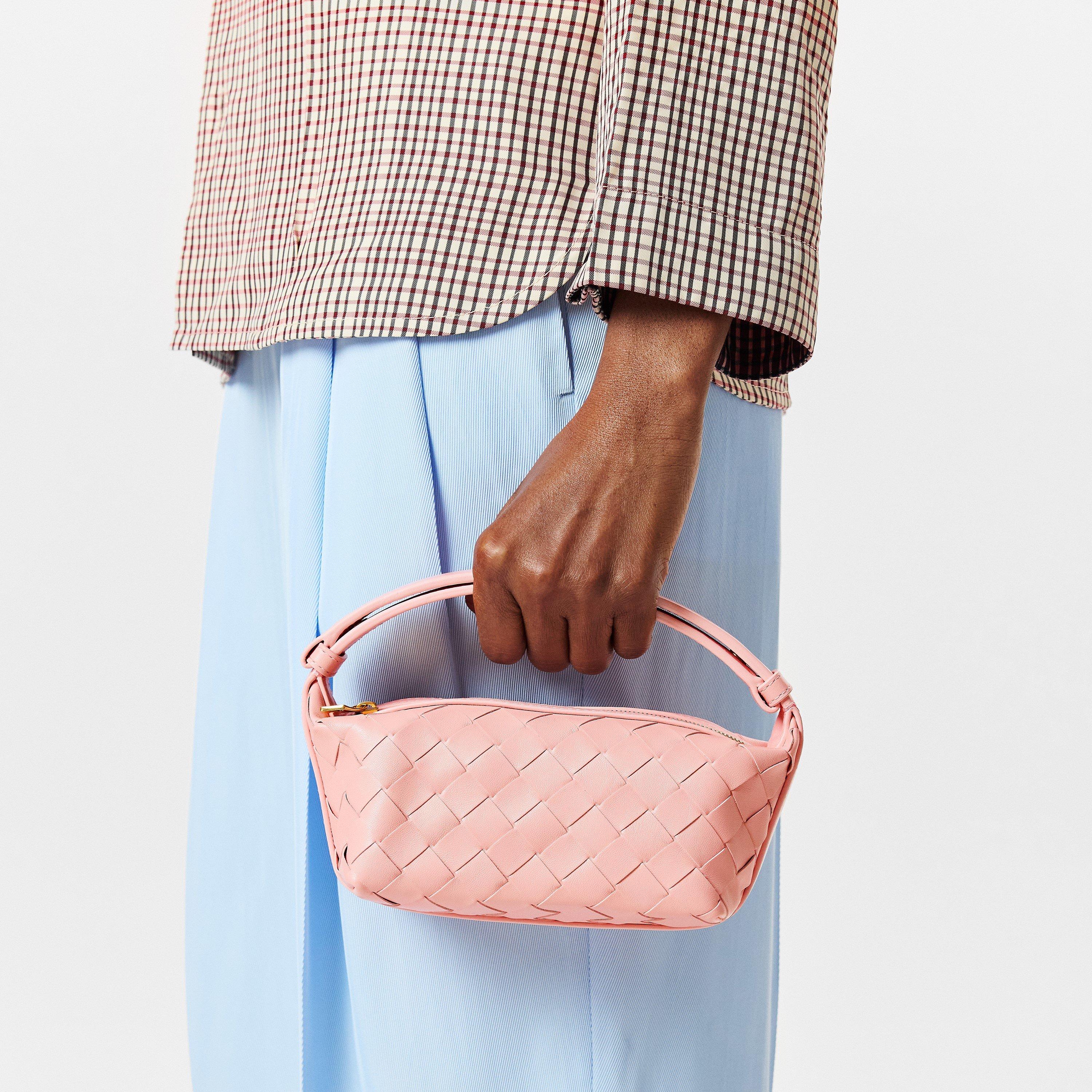 Rose - Bottega Veneta - Women's Wallace Mini Bag - 3