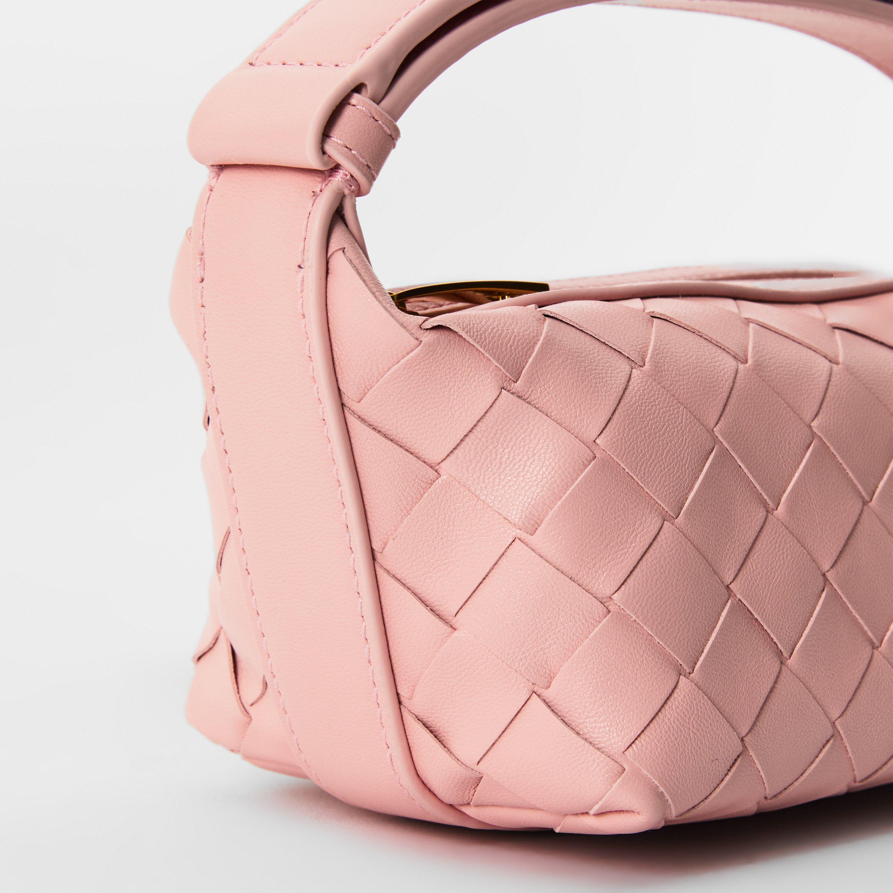 Rose - Bottega Veneta - Women's Wallace Mini Bag - 4