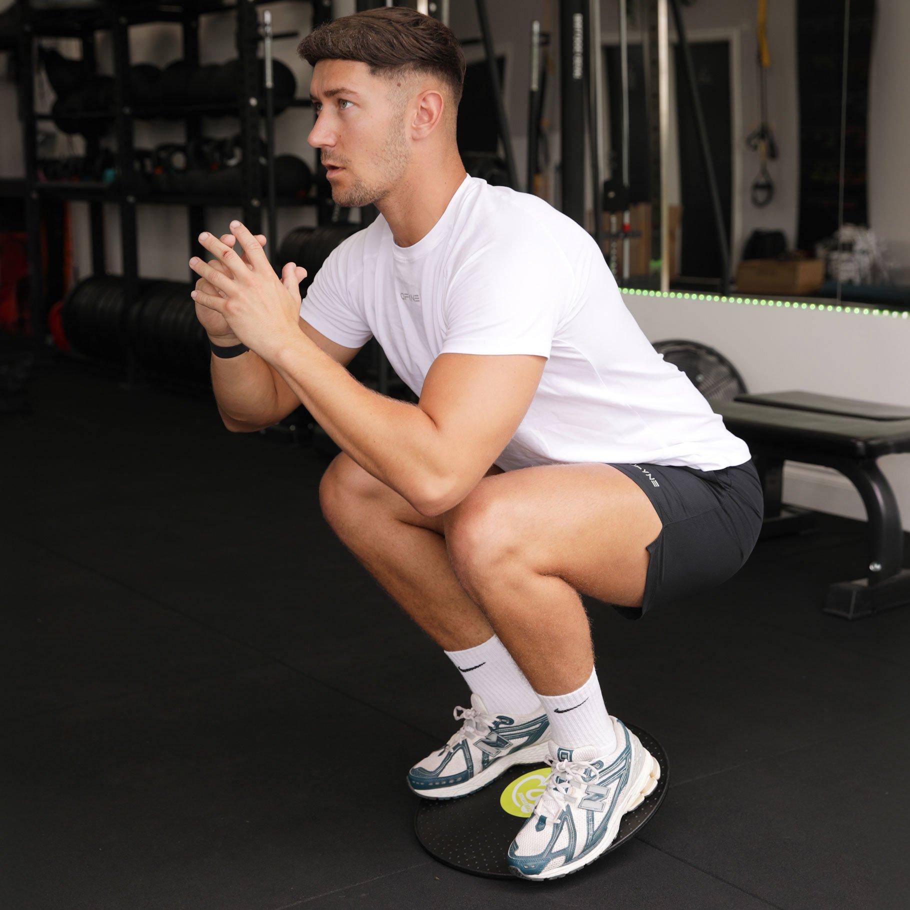 Black - Fitness-Mad - Adjustable Wobble Board - 2