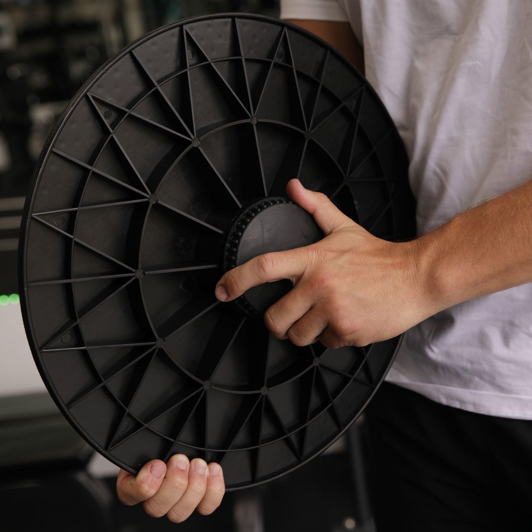 Black - Fitness-Mad - Adjustable Wobble Board - 4