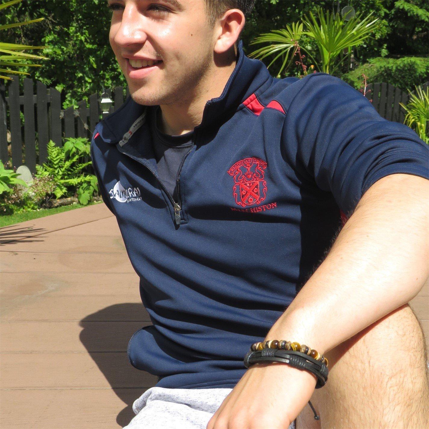 Black - Aye Do Gifts - Mens Black Leather Cord Bracelet - 7361-NP-MLEACDB - 3