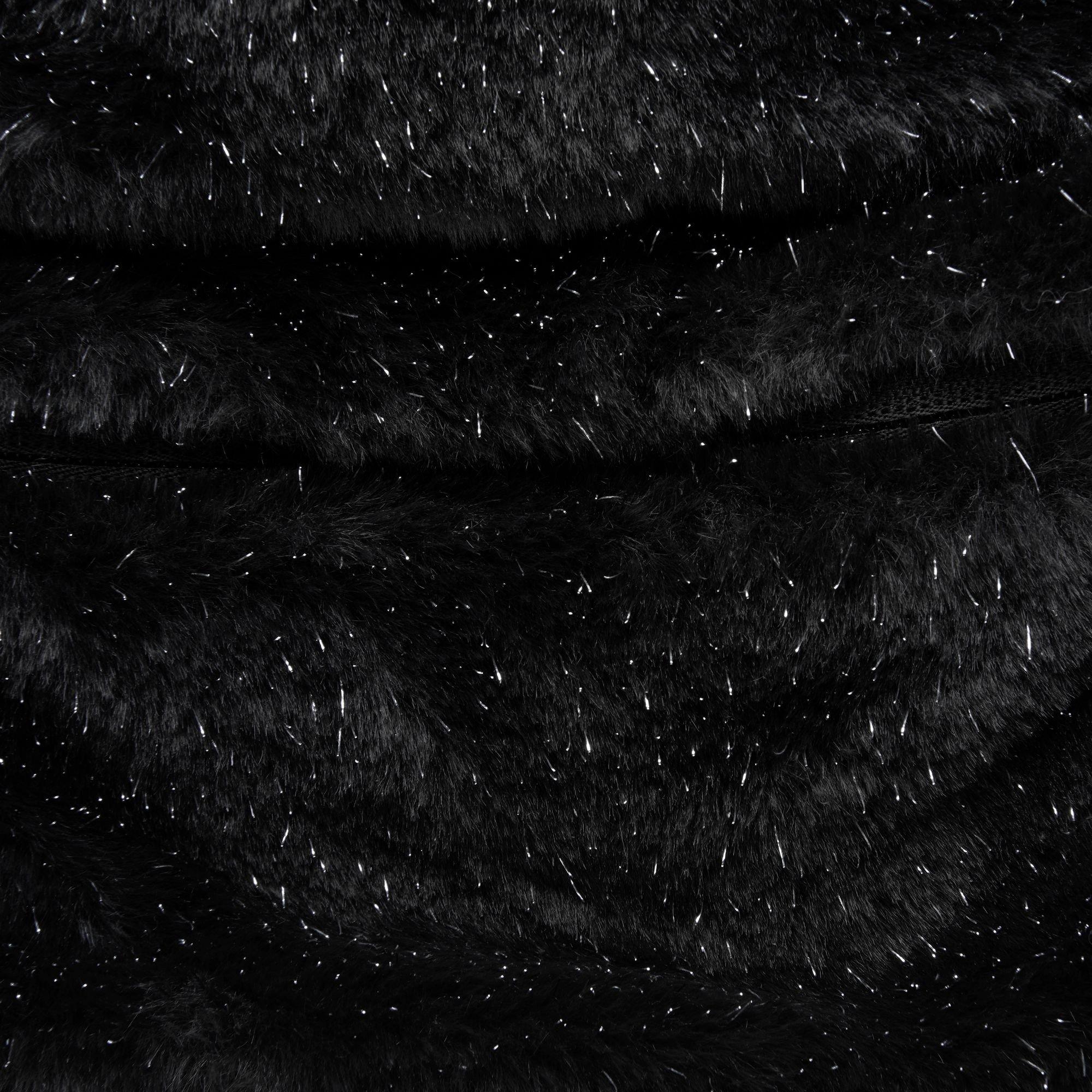 Black/Blk/White - Nike - Faux Fur Juniors Backpack - 10