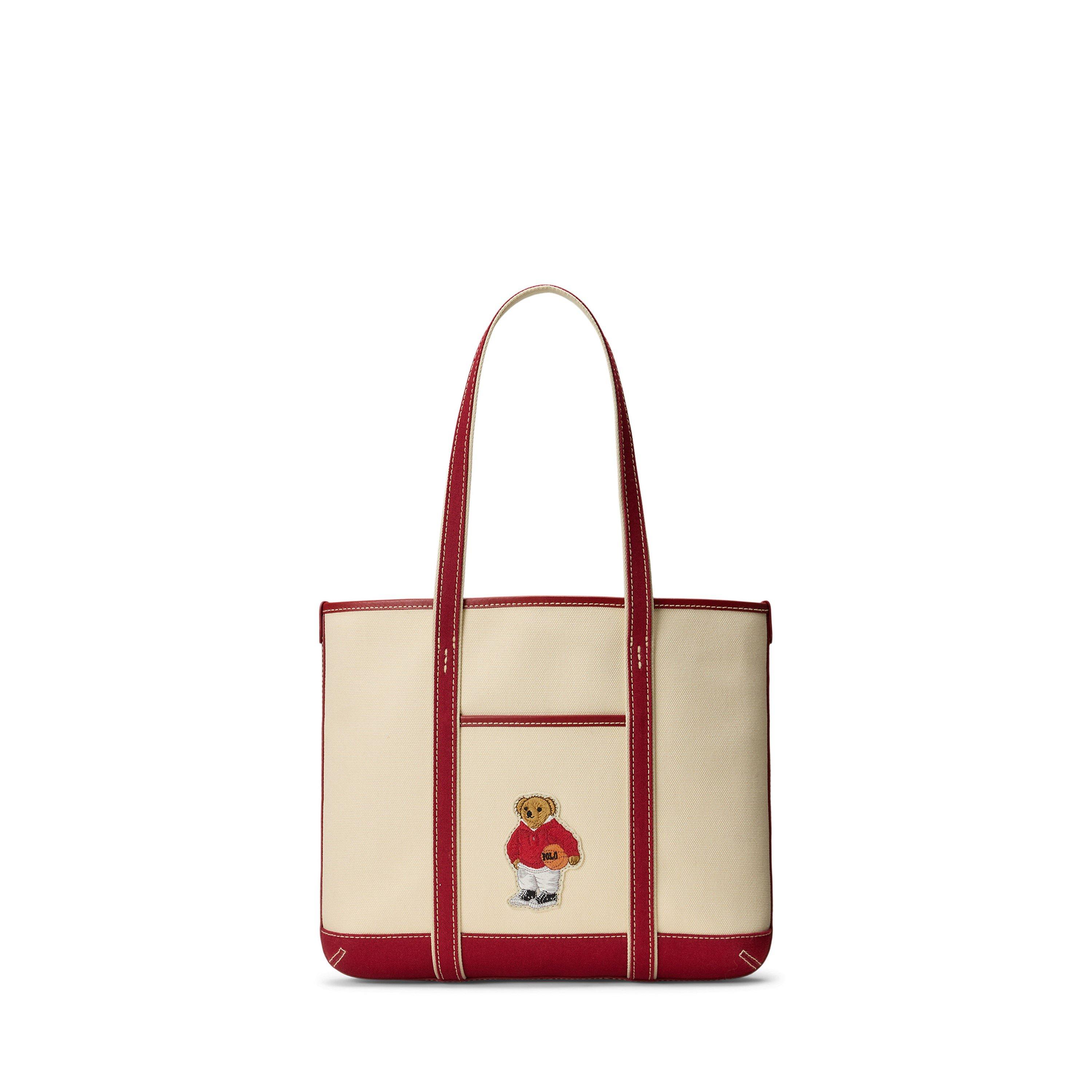 Polo Ralph Lauren Women's Bear Tote Bag - Ecru