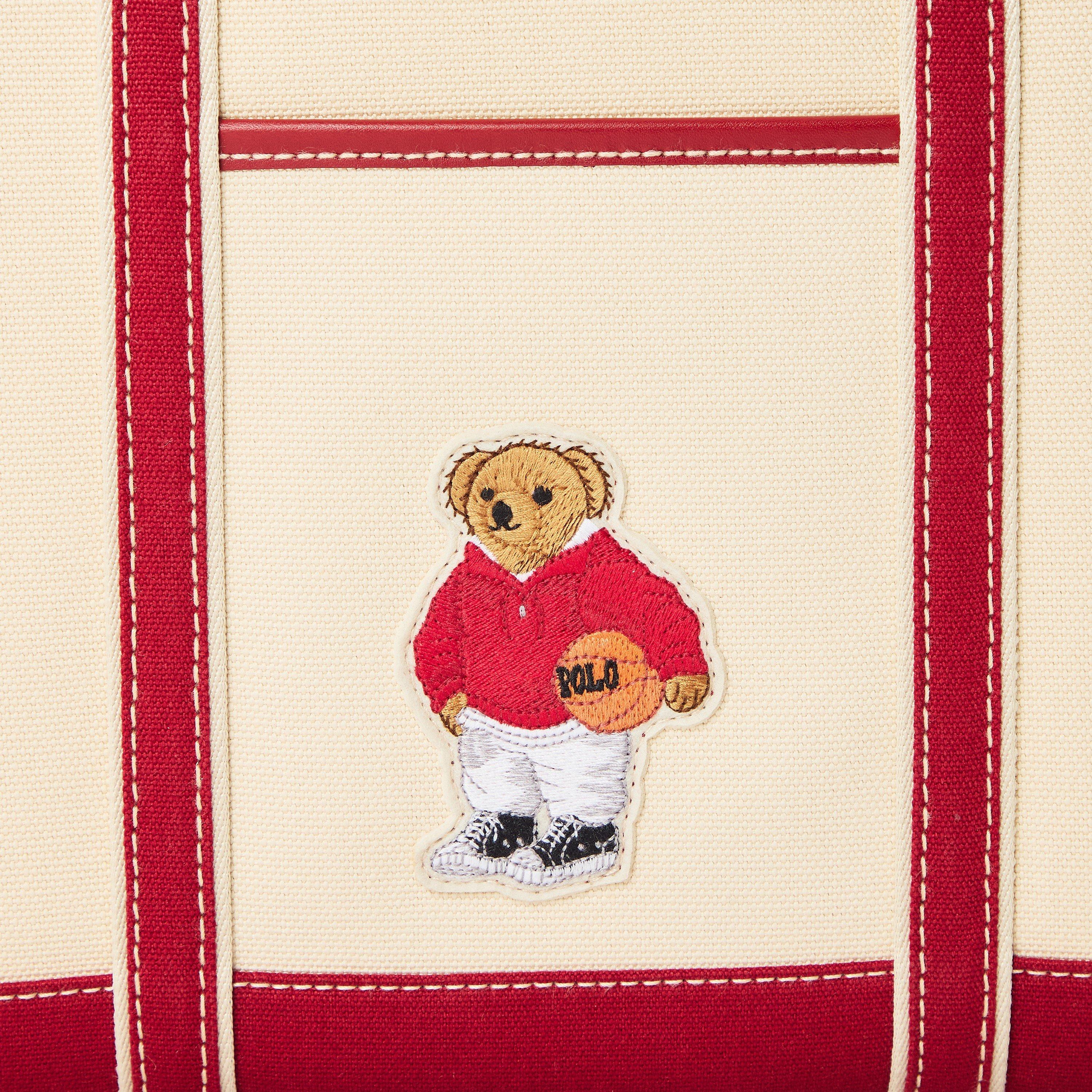 Ecru - Polo Ralph Lauren - Women's Bear Tote Bag - 4