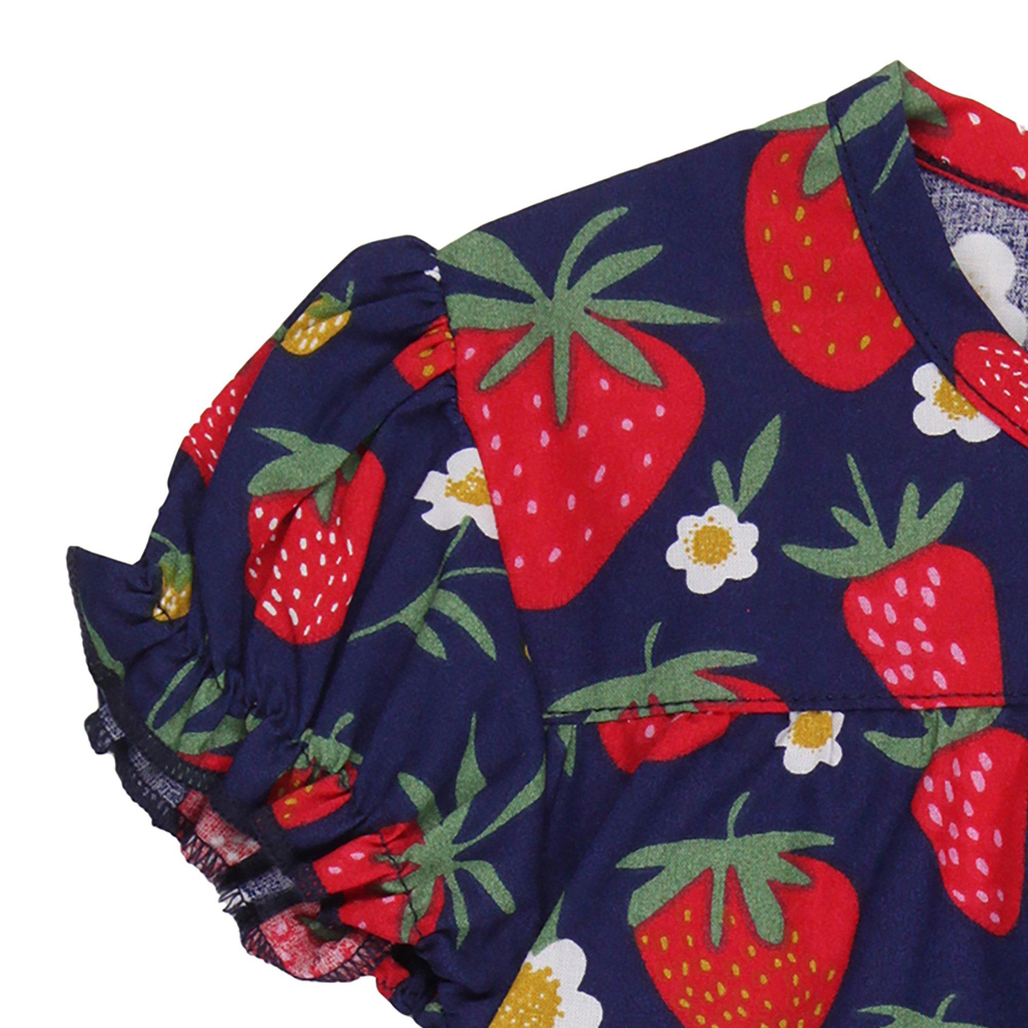 Multi - Lilly and Sid - Strawberry Bubble Bodysuit - 3