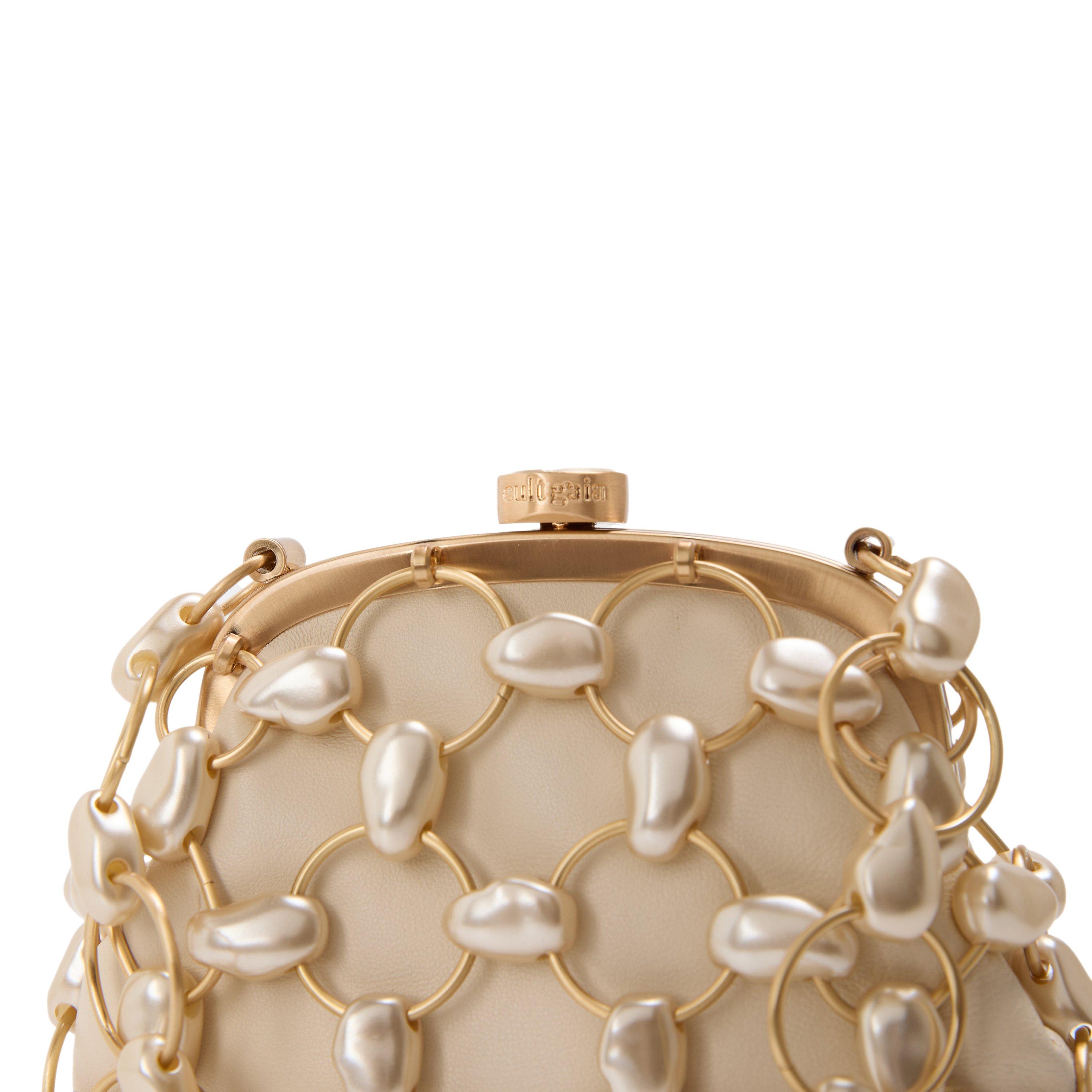 Tierra Pearl - Cult Gaia - Women's Brielle Wristlet Clutch Bag - 4