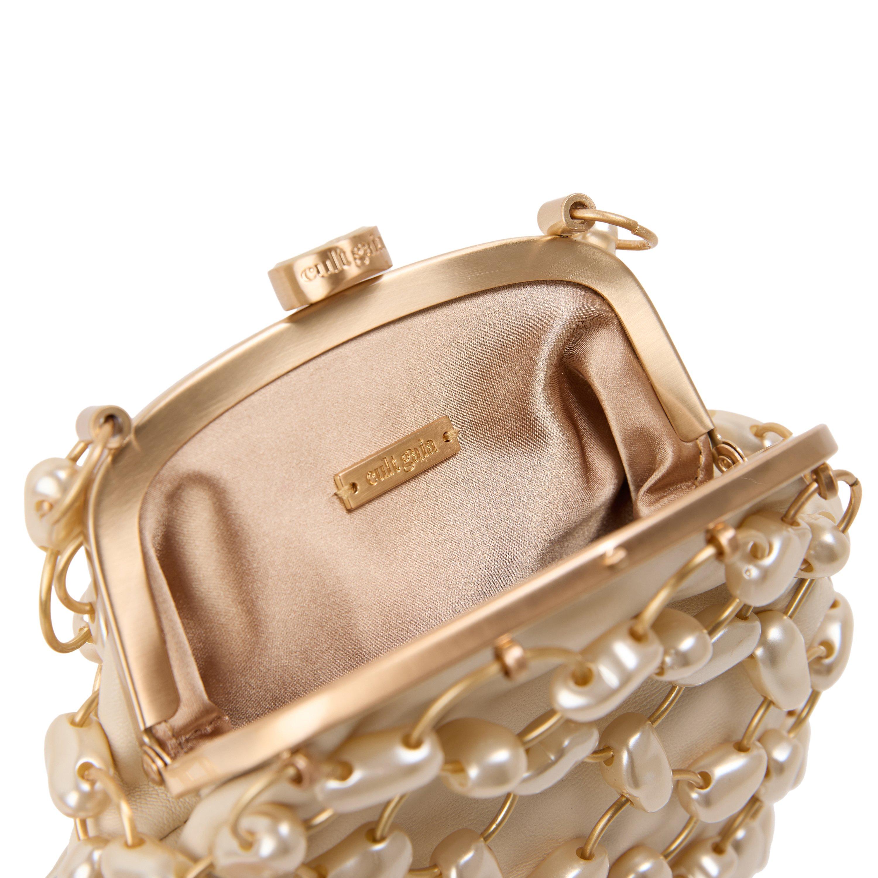 Tierra Pearl - Cult Gaia - Women's Brielle Wristlet Clutch Bag - 5