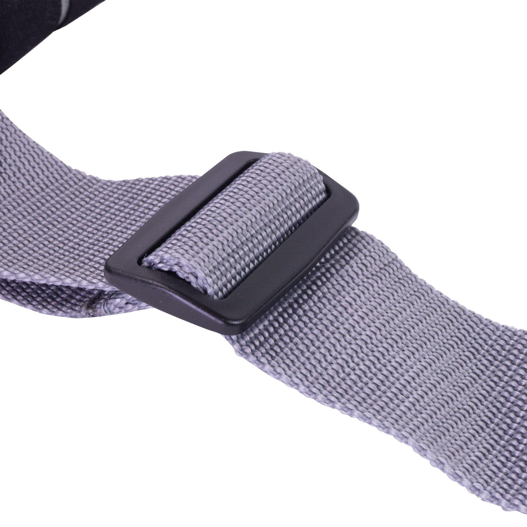 Grey - Fitness-Mad - Nordic Hamstring Curl Strap Grey - 4
