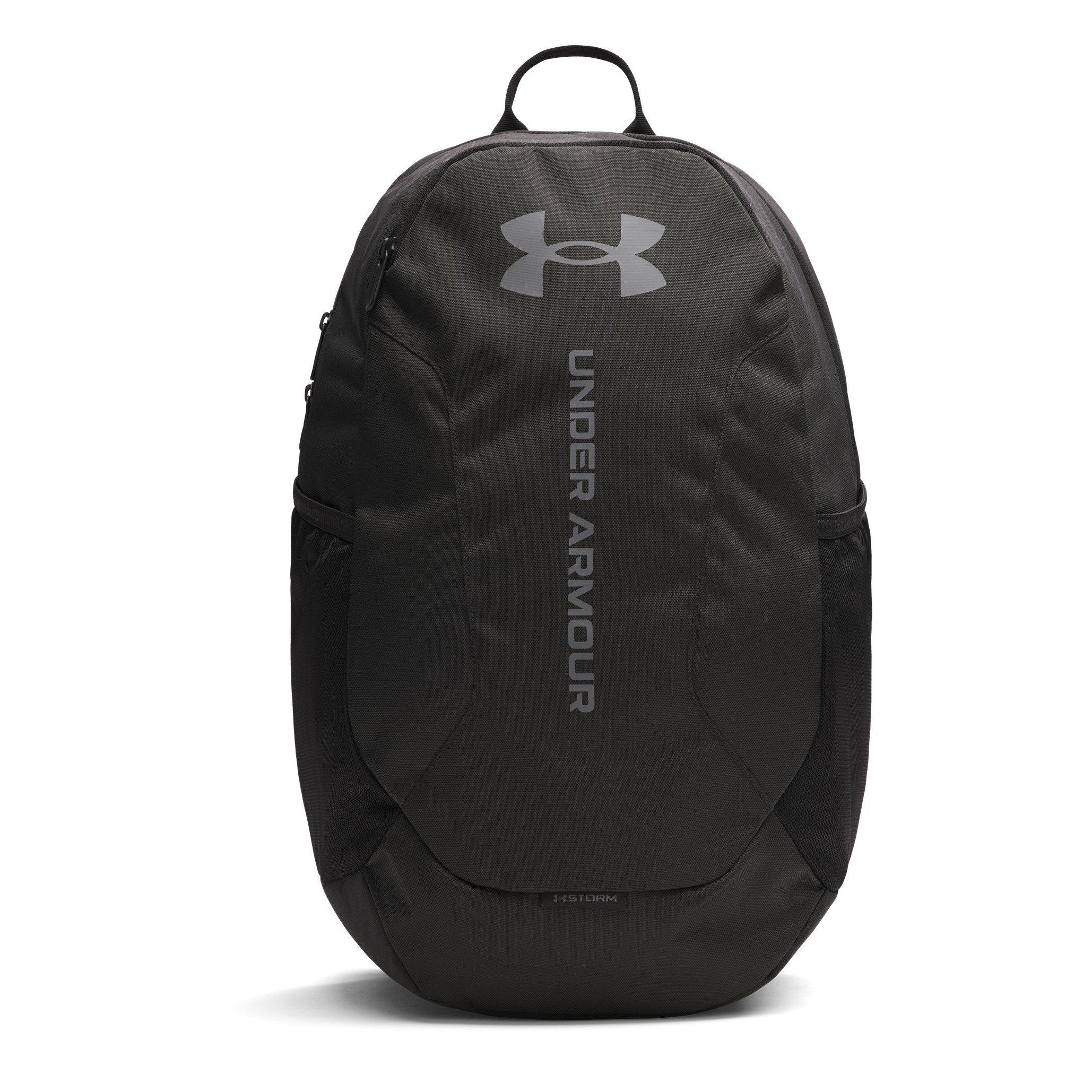 Black/Grey - Under Armour - UA Hustle Lite Backpack - 1