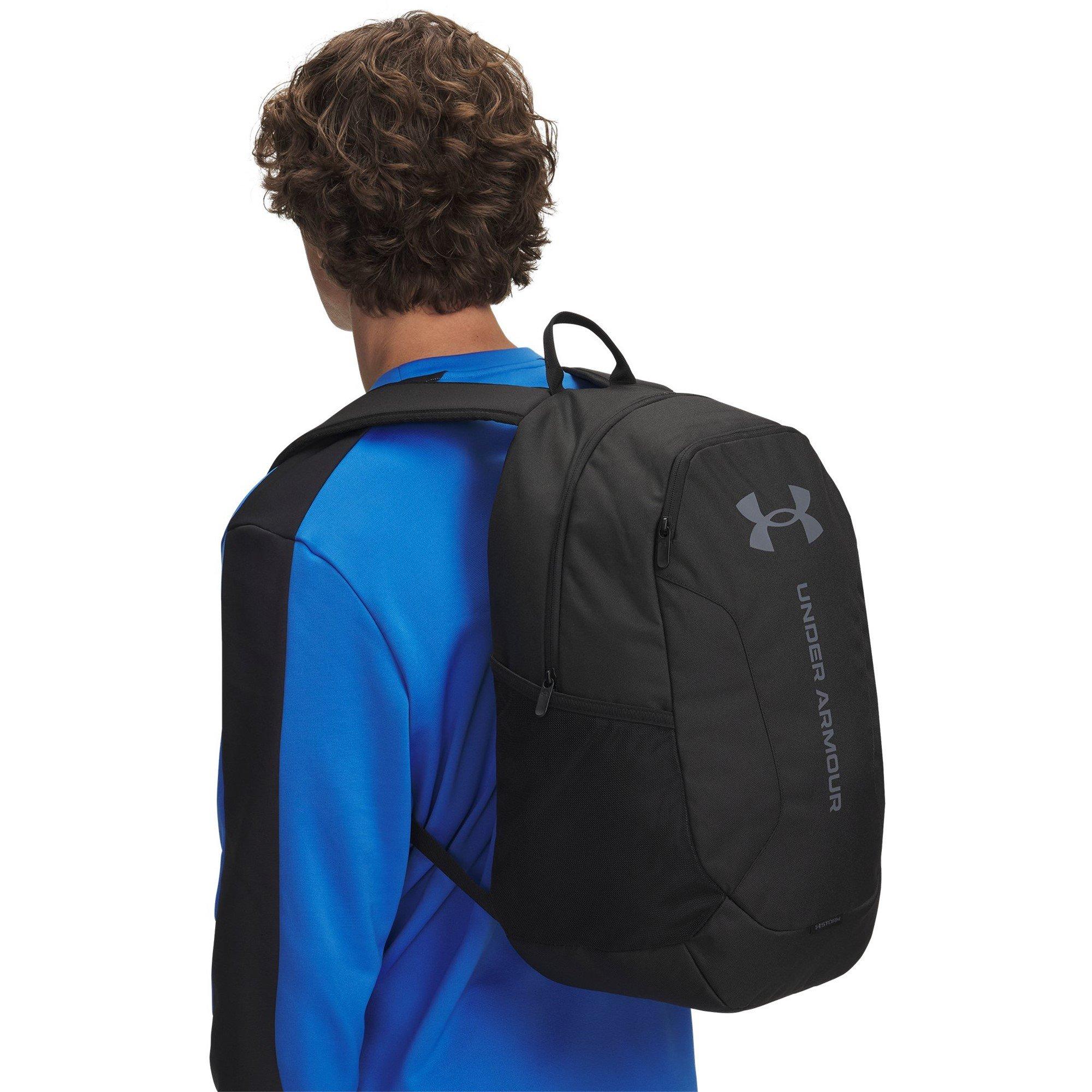 Sort/Grå - Under Armour - Armour UA Hustle Lite Backpack - 3