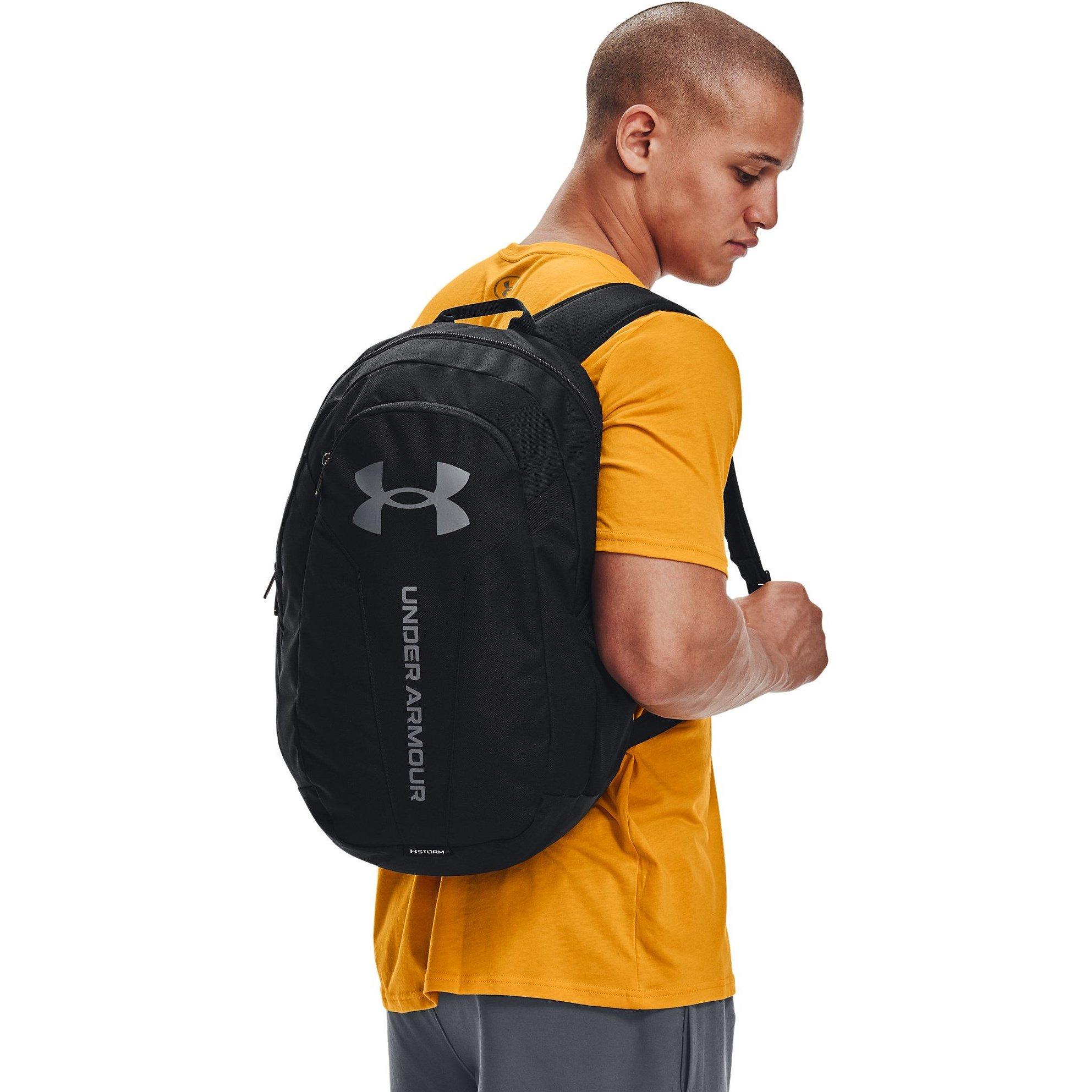 Sort/Grå - Under Armour - Armour UA Hustle Lite Backpack - 6