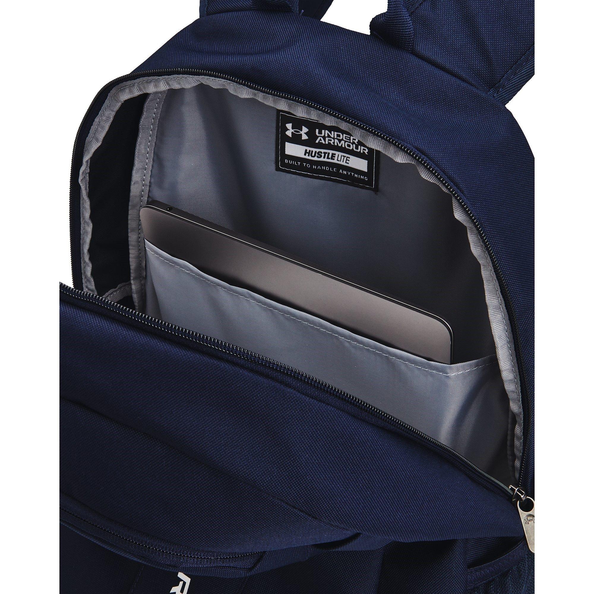 Blue - Under Armour - Armour UA Hustle Lite Backpack - 5