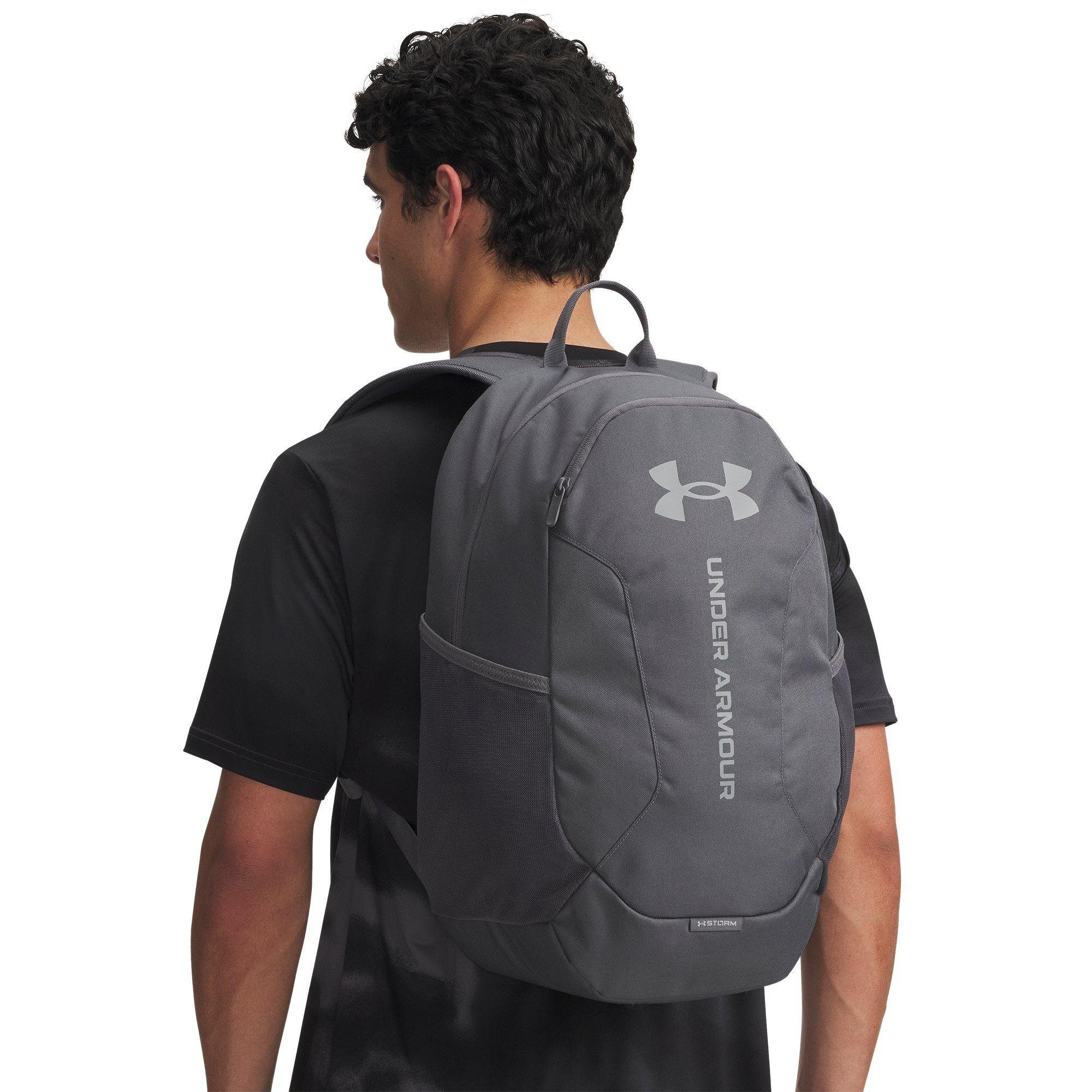 Grigio/Nero - Under Armour - UA Hustle Lite Backpack - 3
