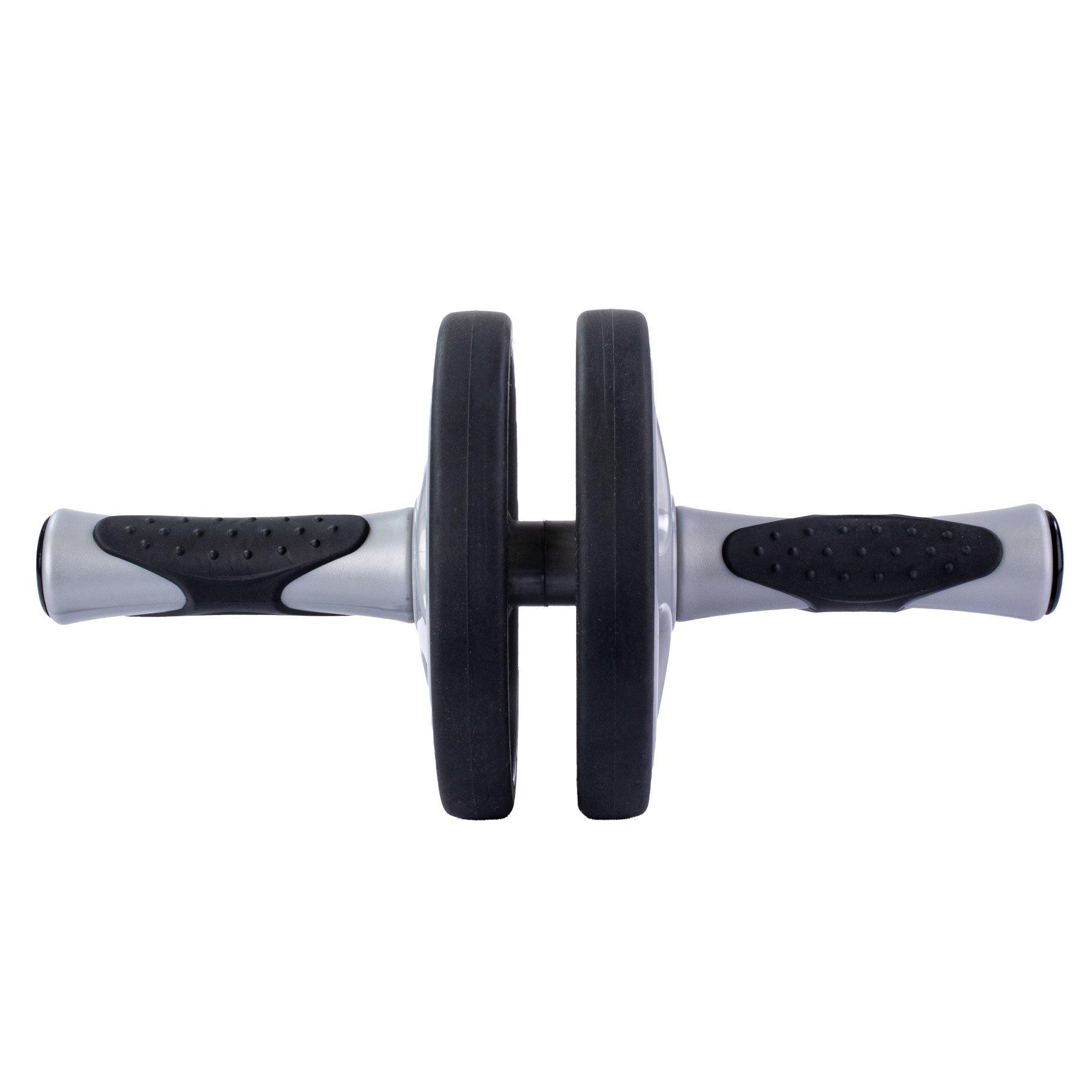 Black - Fitness-Mad - TPE Duo Ab Wheel - 3