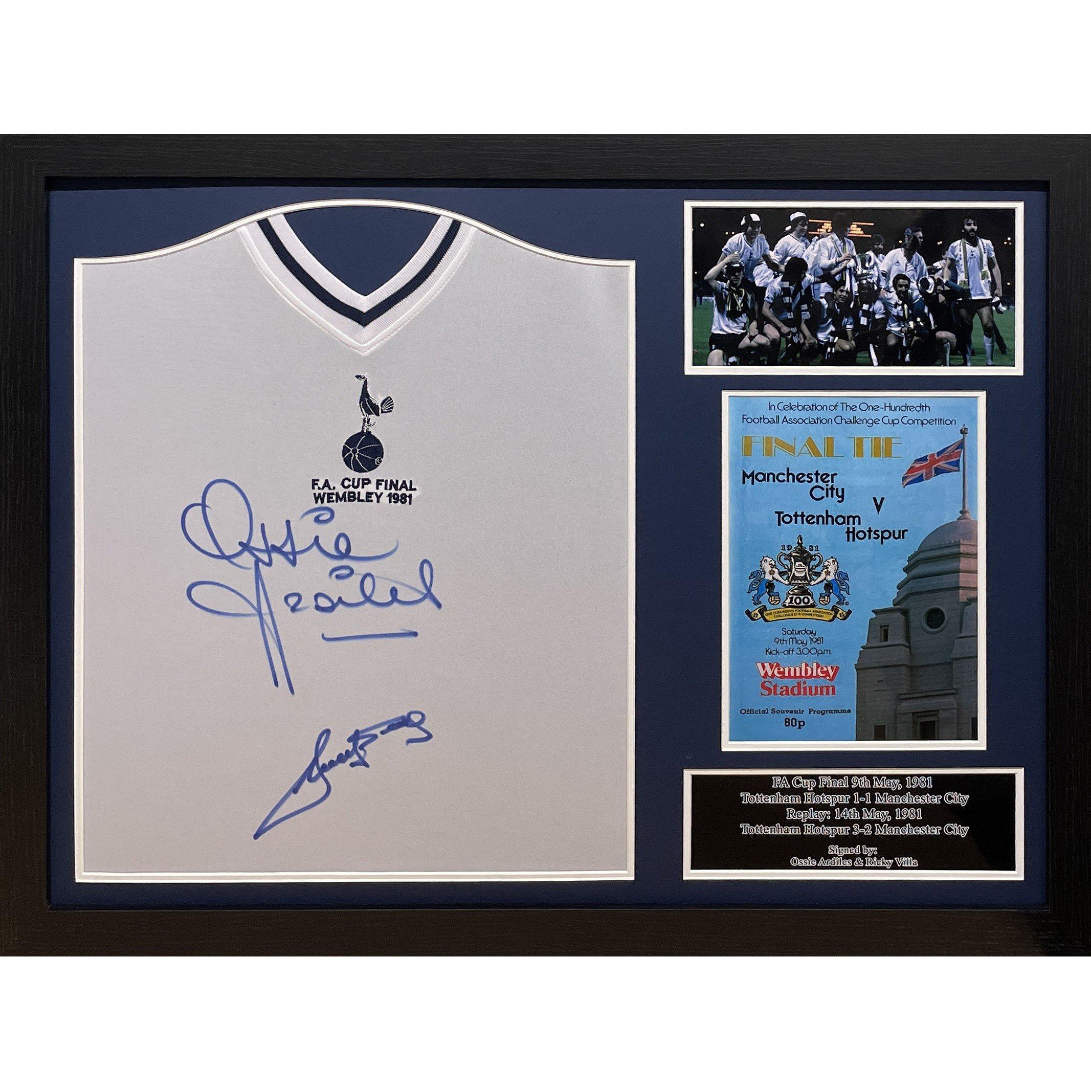 White - AllStarSignings Ltd - Ardiles/Villa dual signed 81 Spurs shirt - 1
