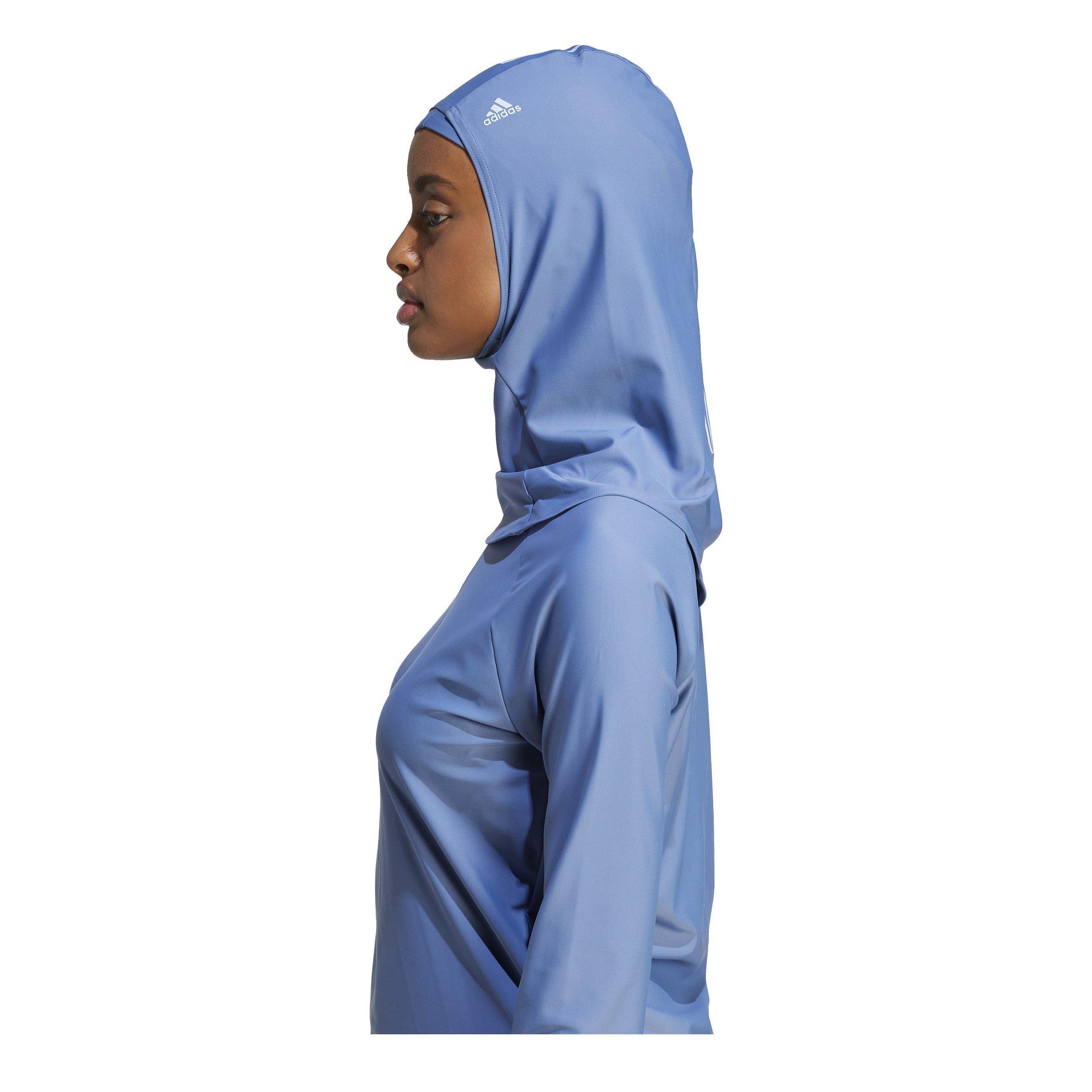 Crew Blue - adidas - 3-Stripes Swim Hijab Womens - 6