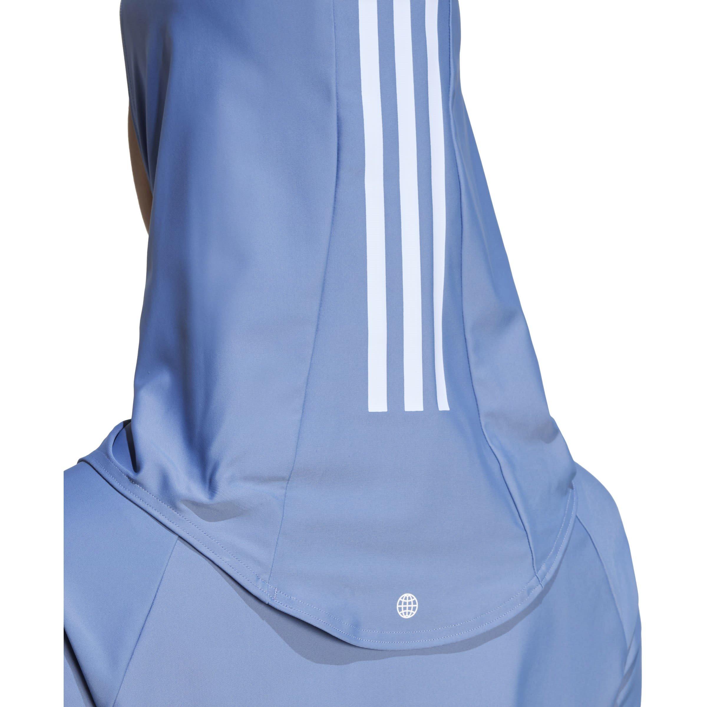 Crew Blue - adidas - 3-Stripes Swim Hijab Womens - 9