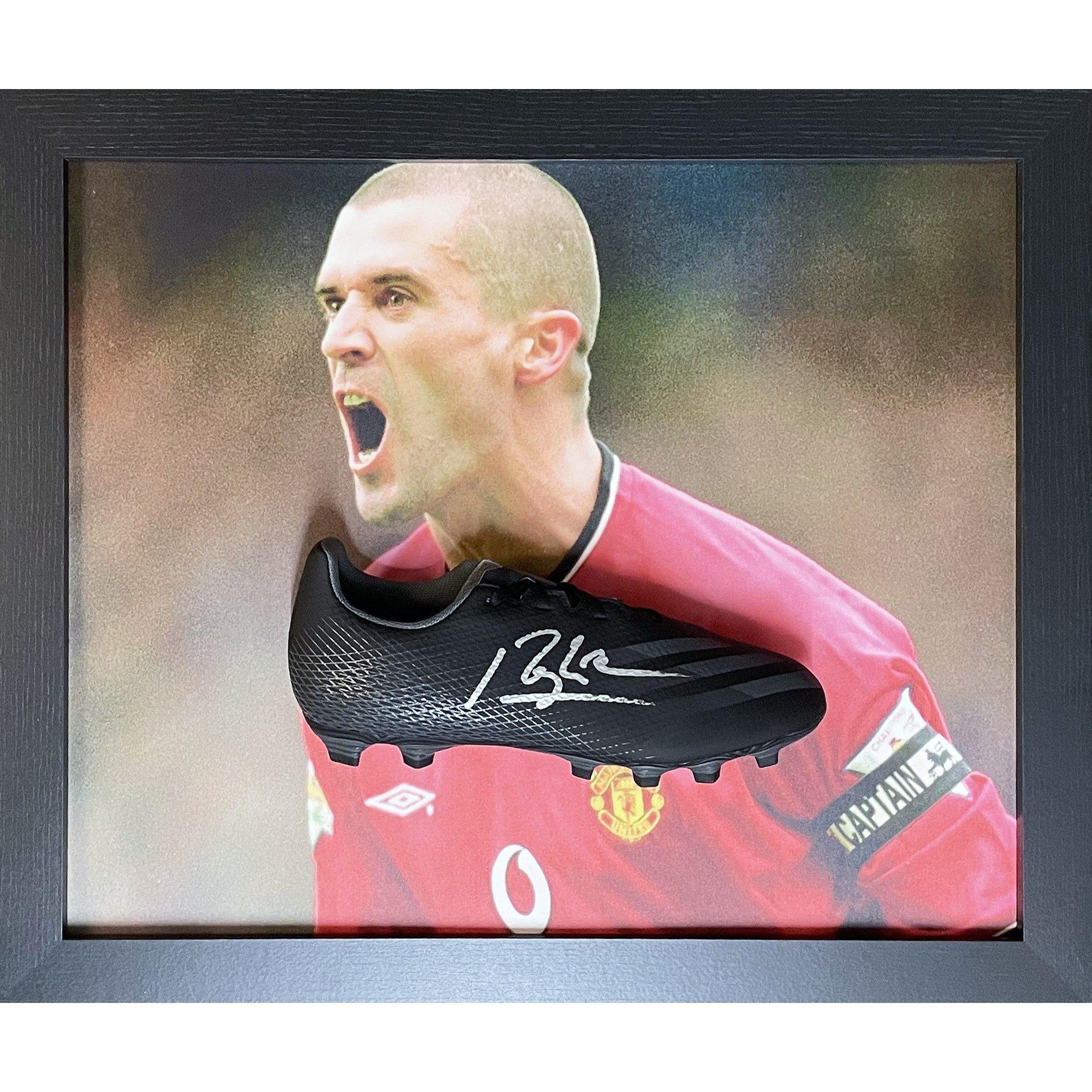 Allstarsignings Ltd  Roy Keane Manchester United Signed Adidas Boot - Black