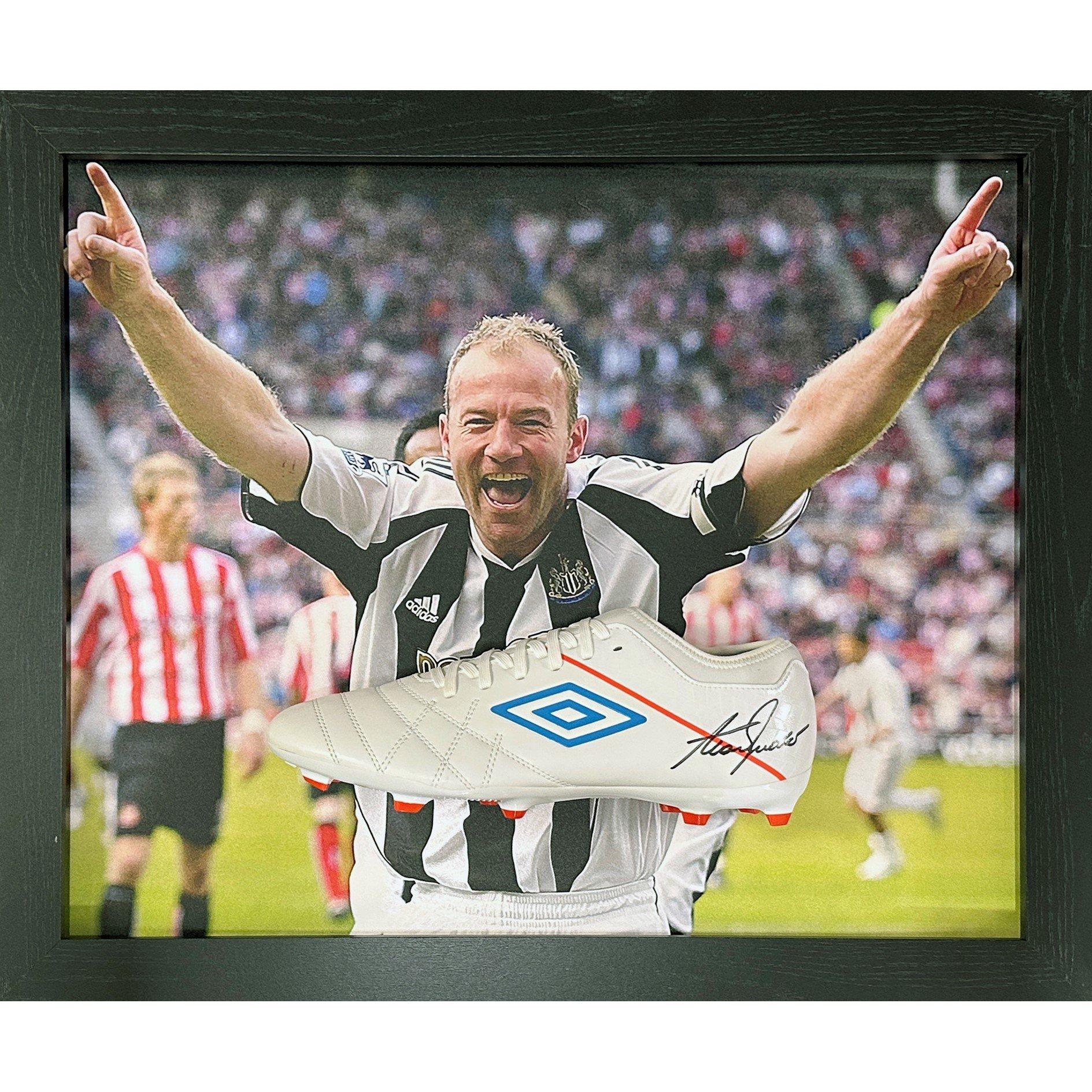 AllStarSignings Ltd Alan Shearer Newcastle signed Umbro football boot