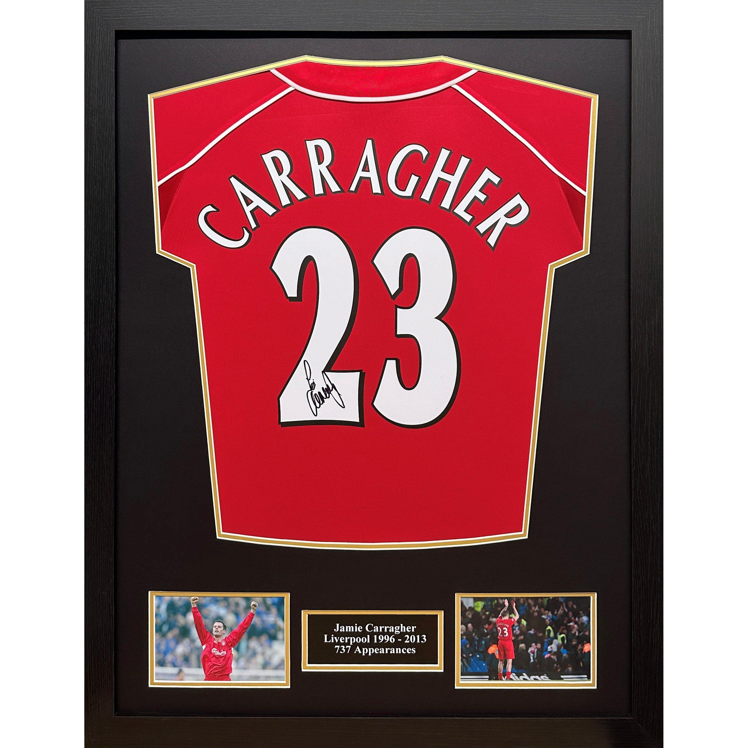 AllStarSignings Ltd Jamie Carragher signed Liverpool shirt