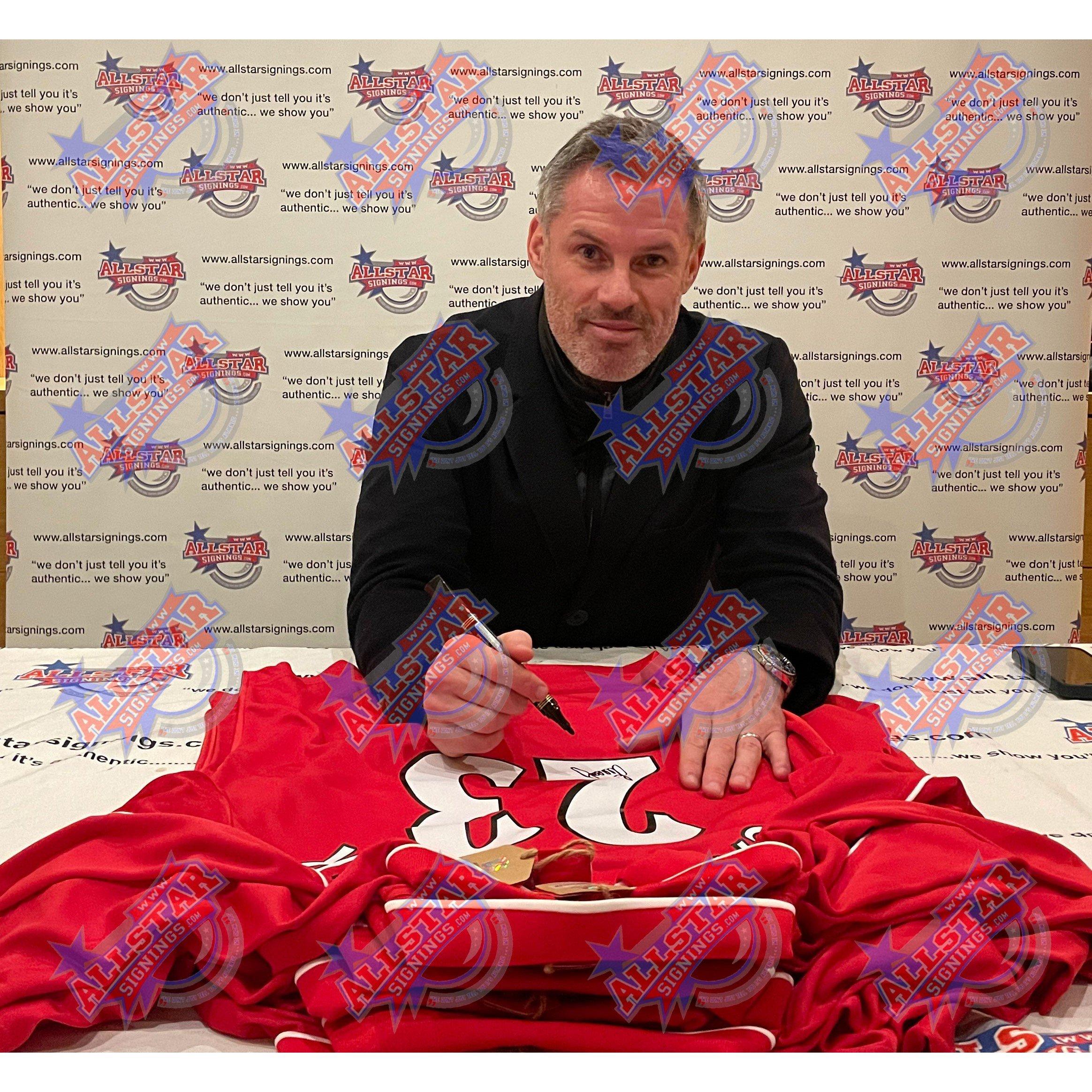 Red - AllStarSignings Ltd - Jamie Carragher signed Liverpool shirt - 2