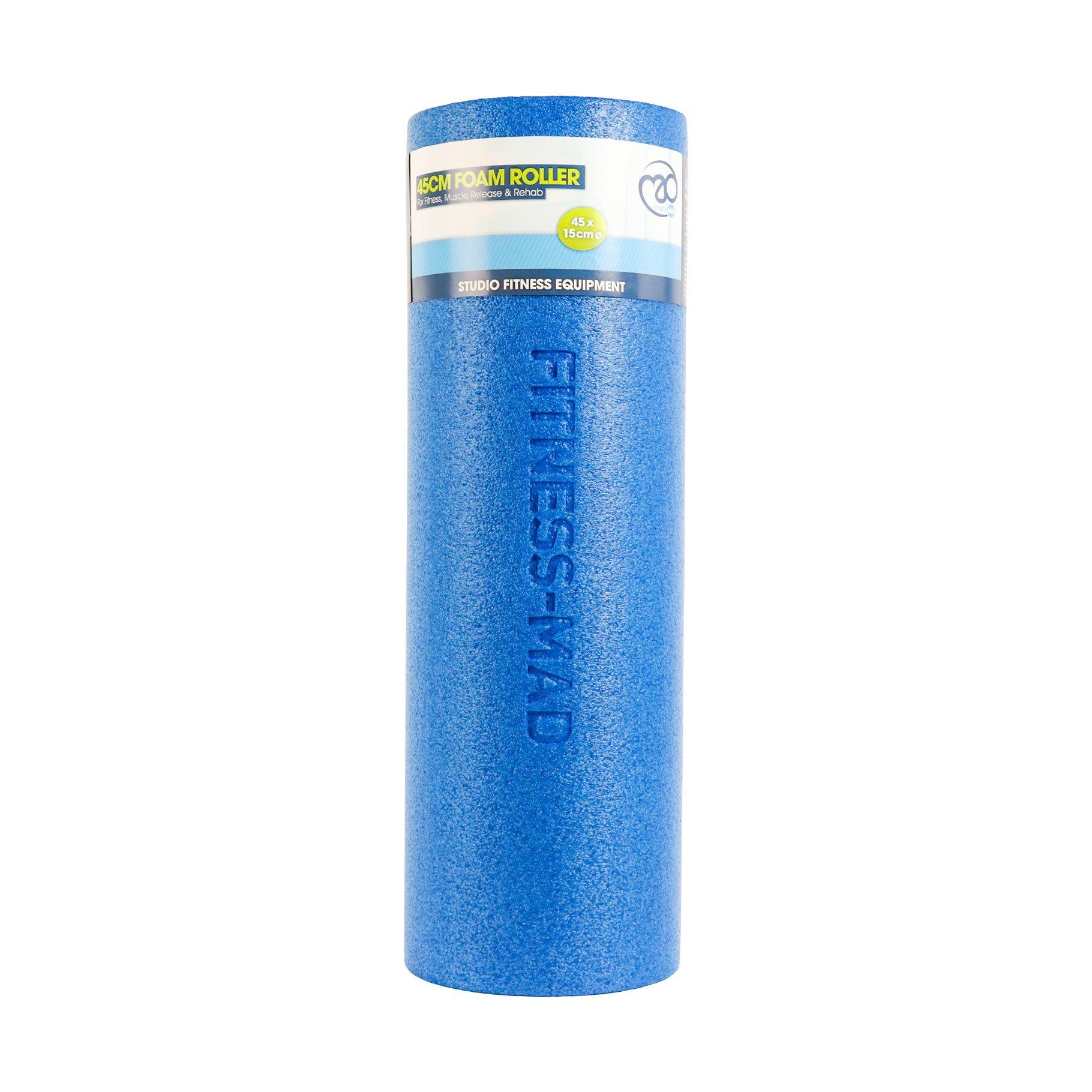Blue - Fitness-Mad - 45cm Foam Roller - 6