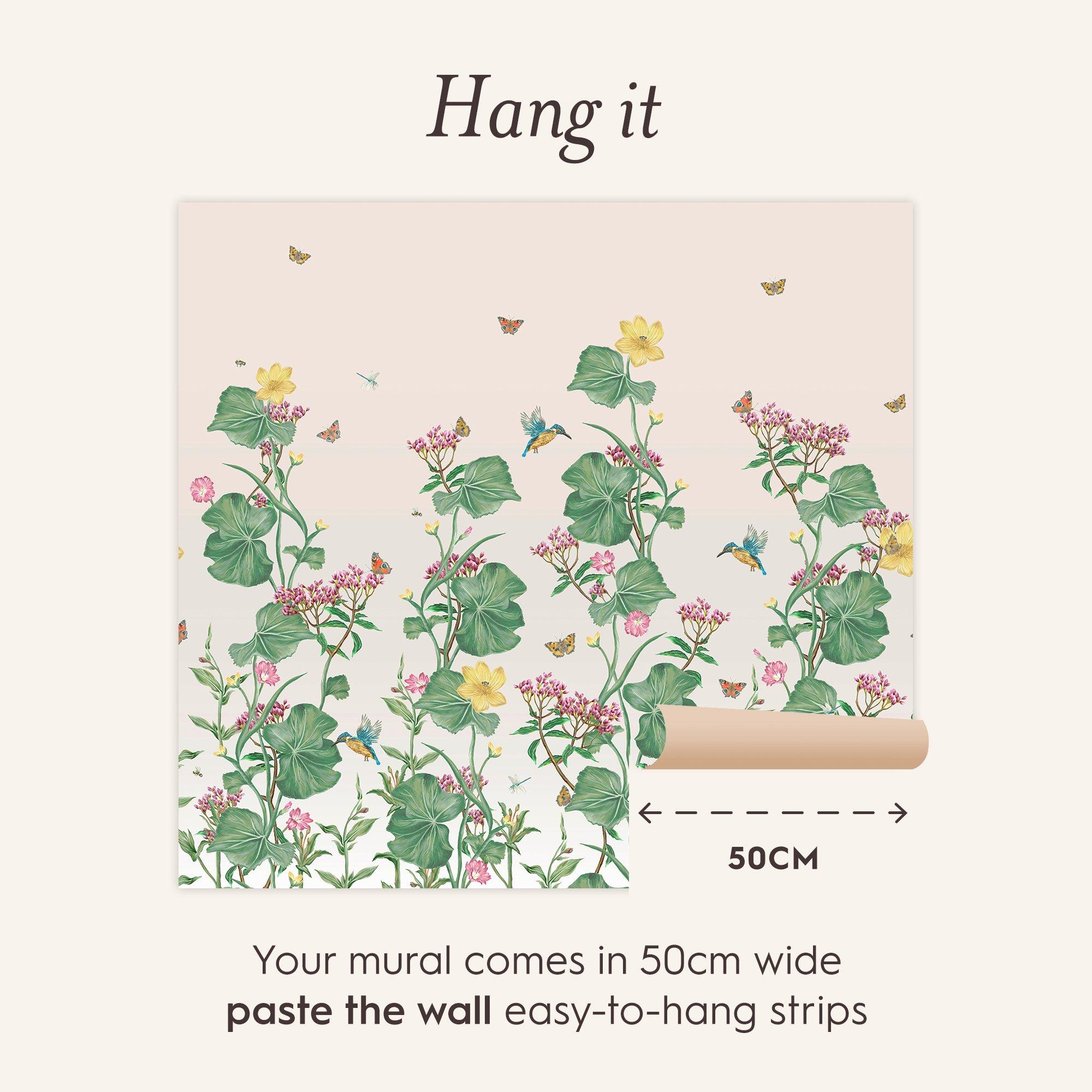 Sage - Laura Ashley - Llanelli Green/ Multi Fixed Size Mura - 3