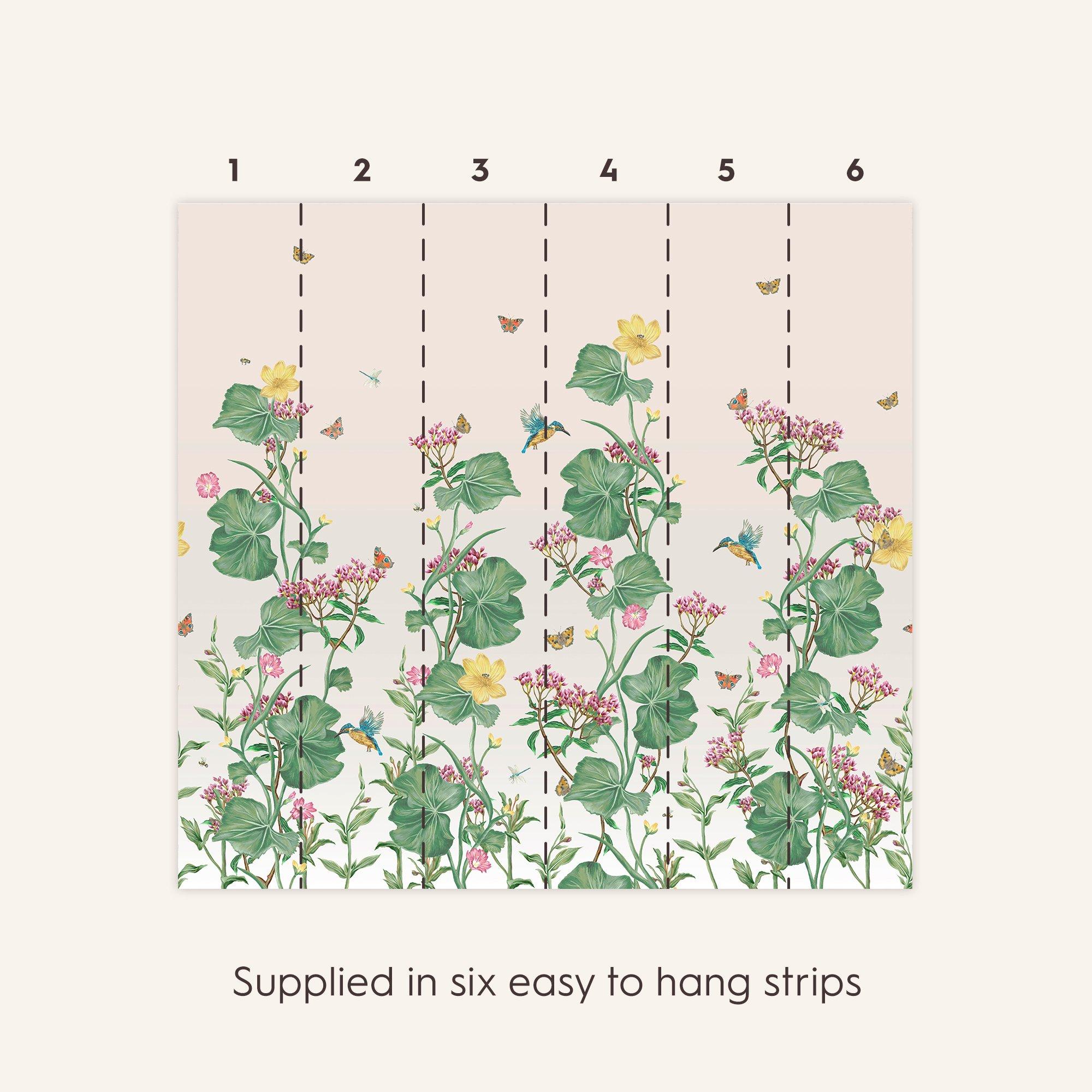 Sage - Laura Ashley - Llanelli Green/ Multi Fixed Size Mura - 4