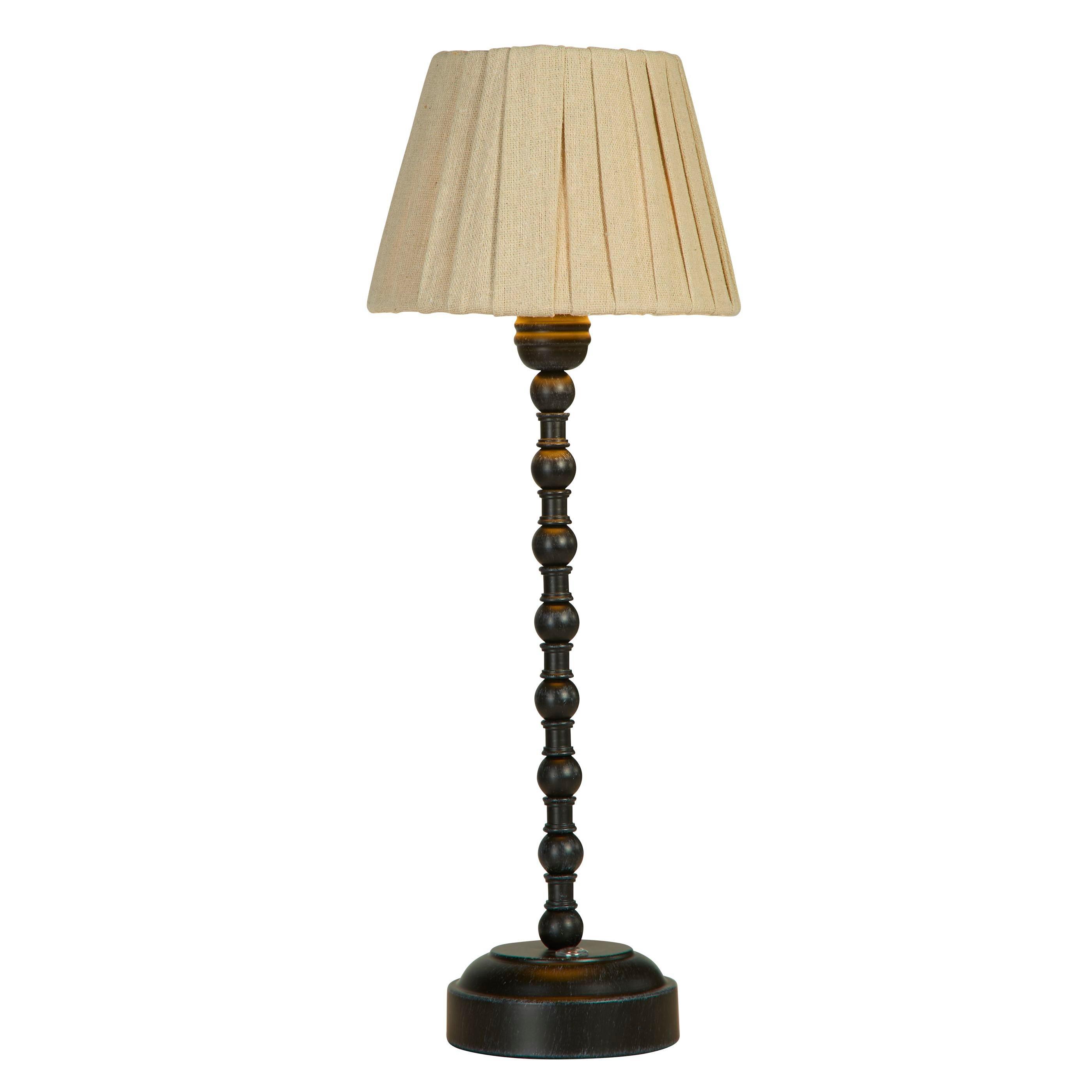 Black - Lighting Collection - Spindle Portable Touch Lamp - 2