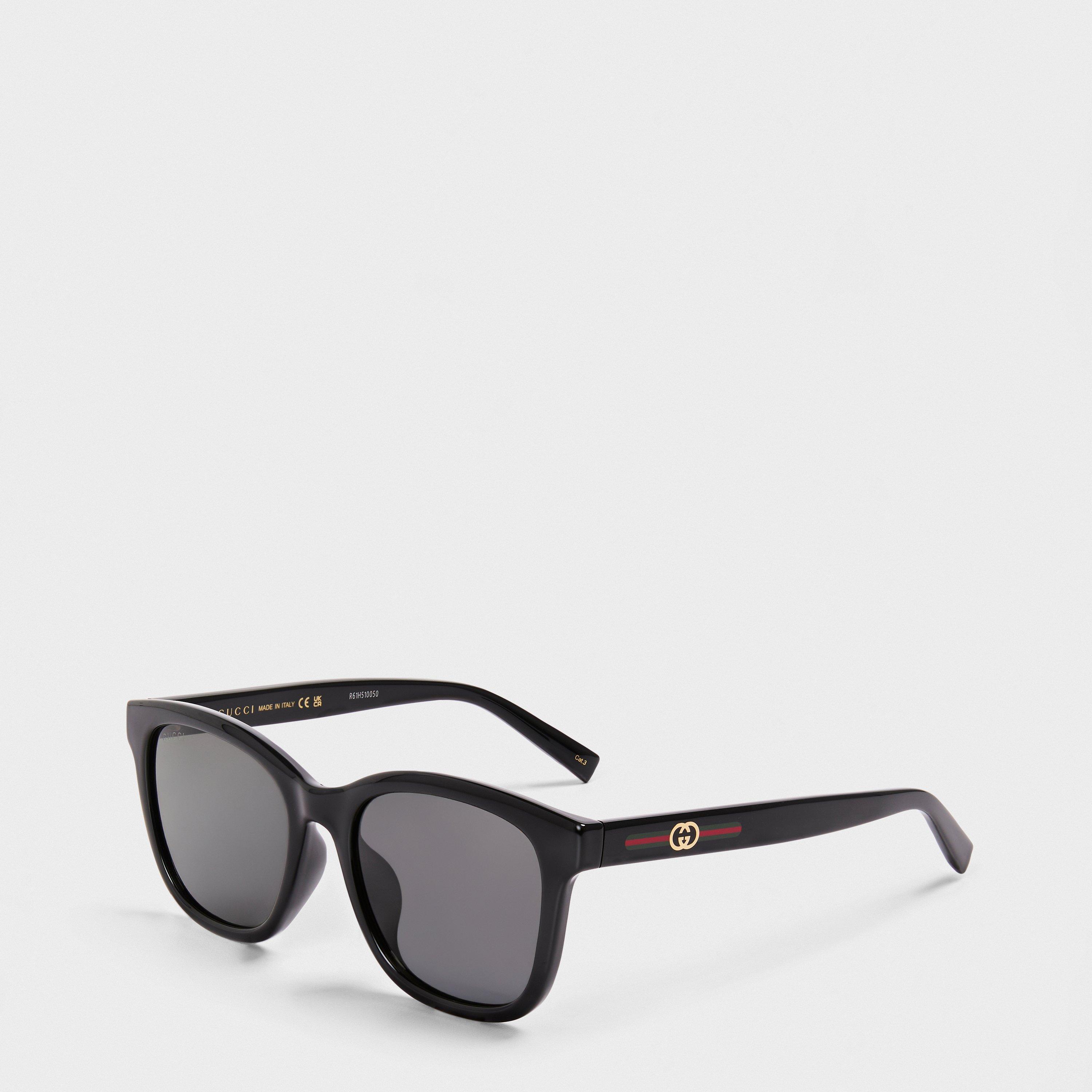 Black/Grey - Gucci - Women's Clubmaster Sunglasses - 1