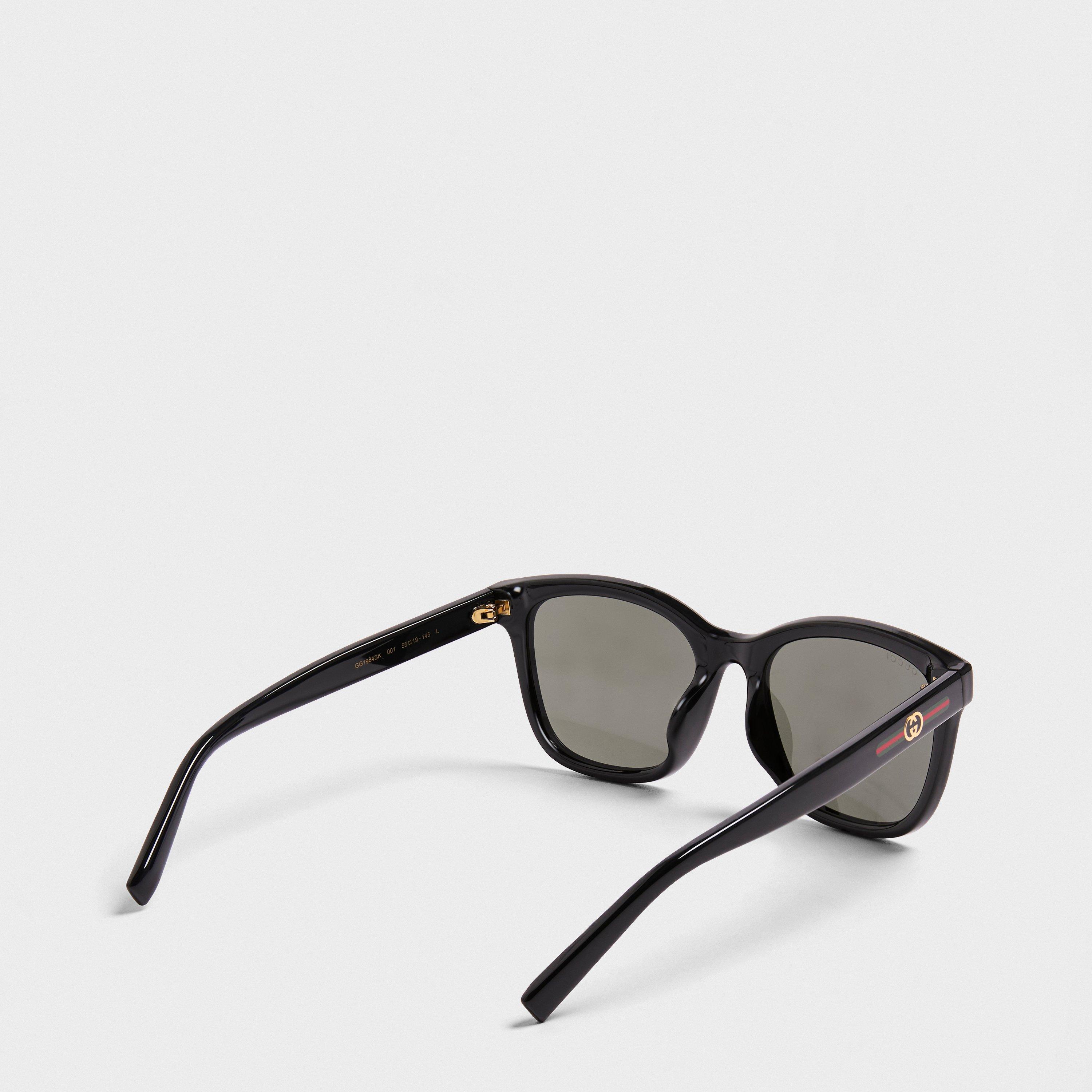 Black/Grey - Gucci - Women's Clubmaster Sunglasses - 2